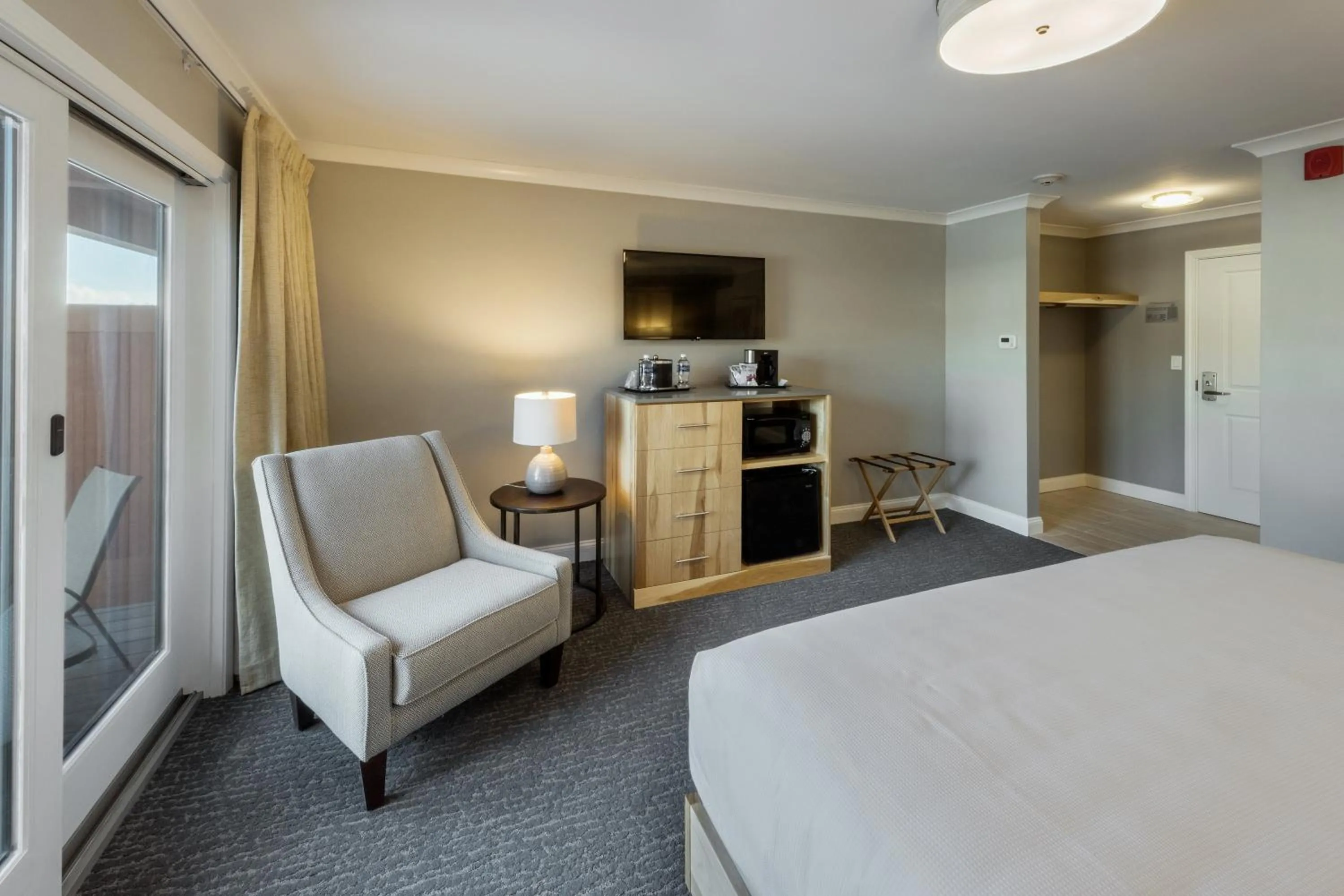 Bed in Center Harbor Inn