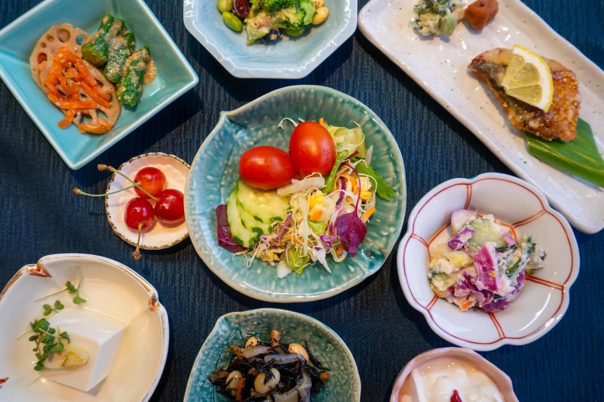 Breakfast in Marine Blue Yakushima