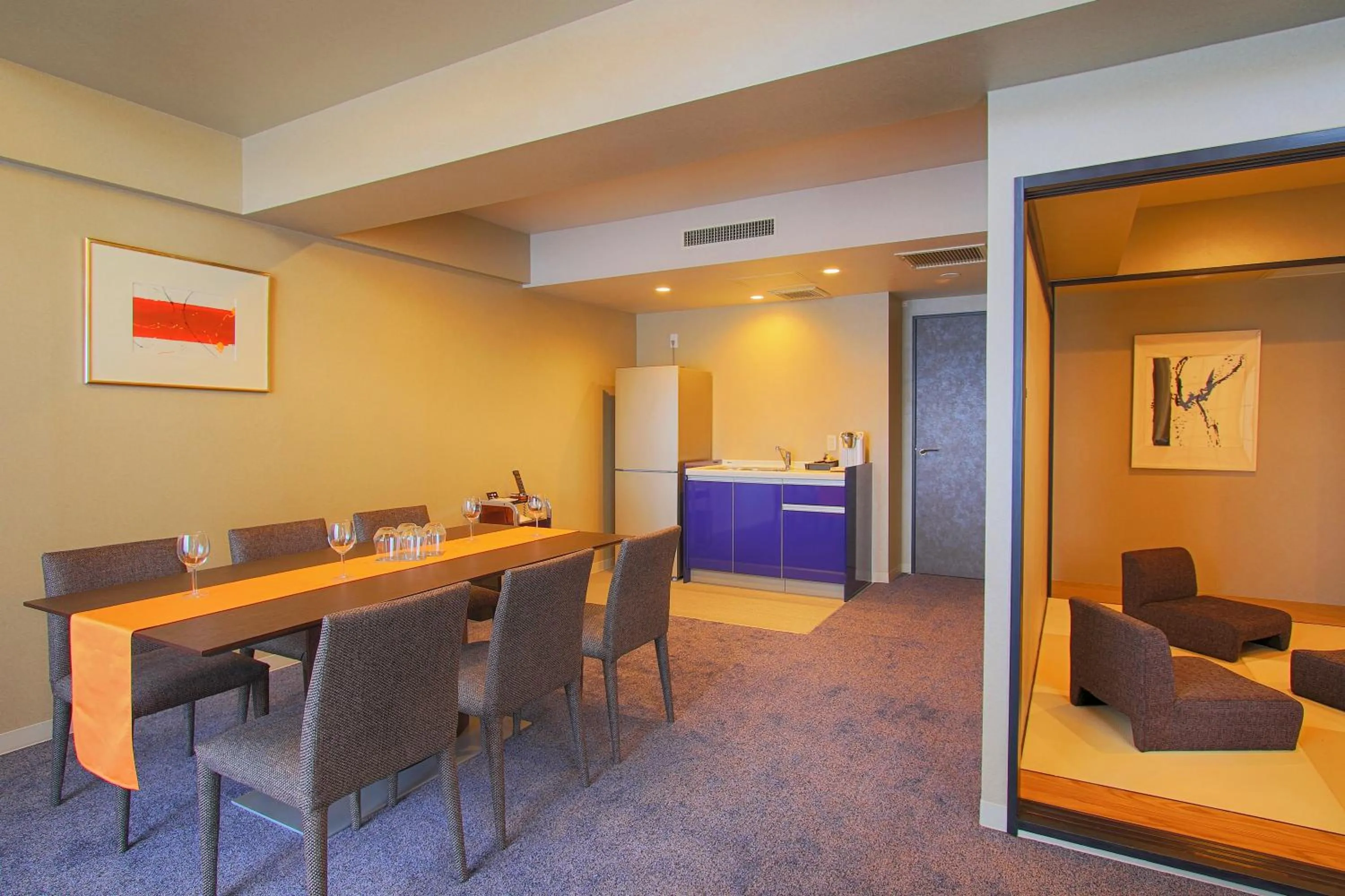 Living room in Hotel Regina Kawaguchiko