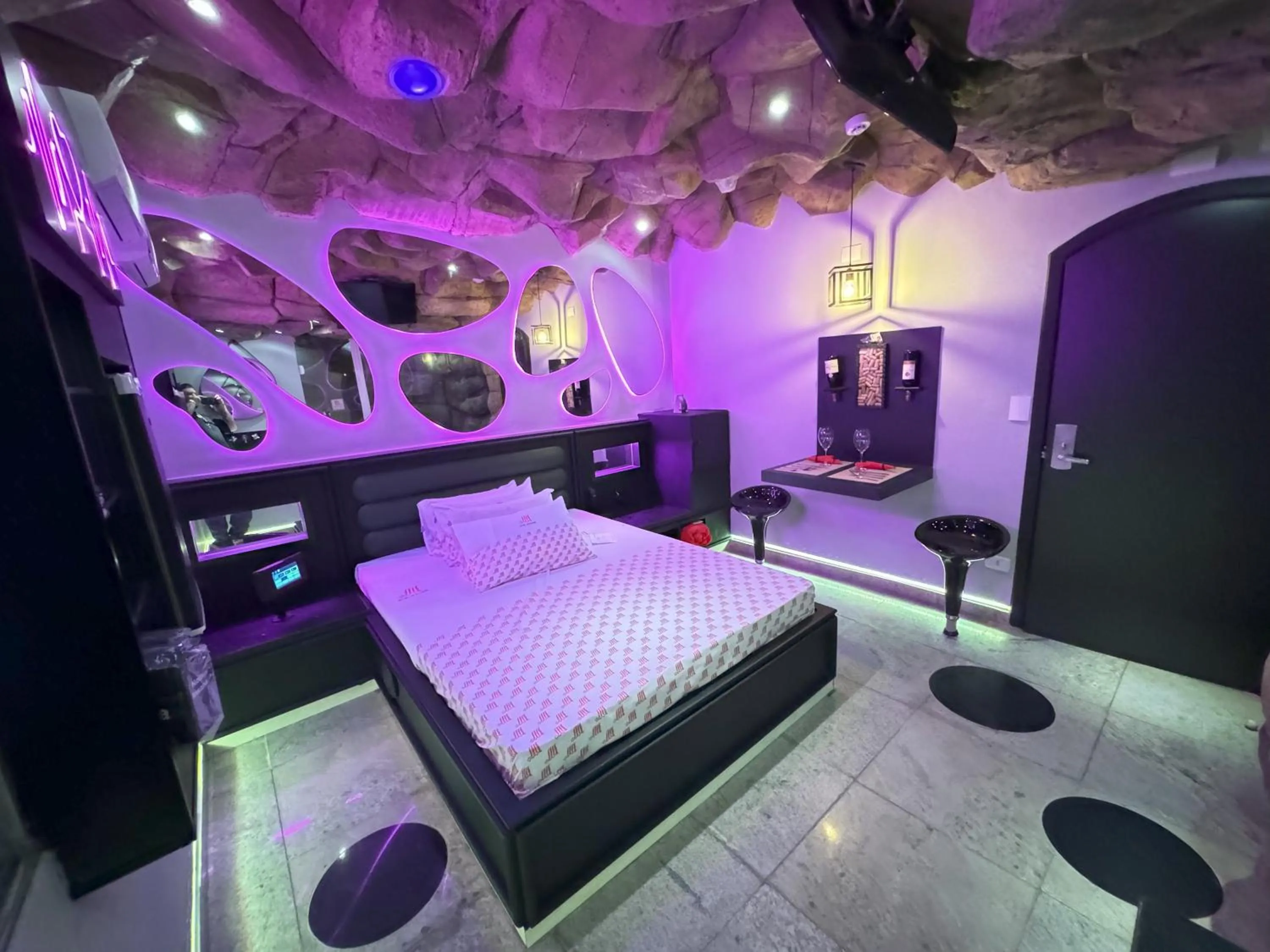 Bed in Cachoeiras Motel - Hotel