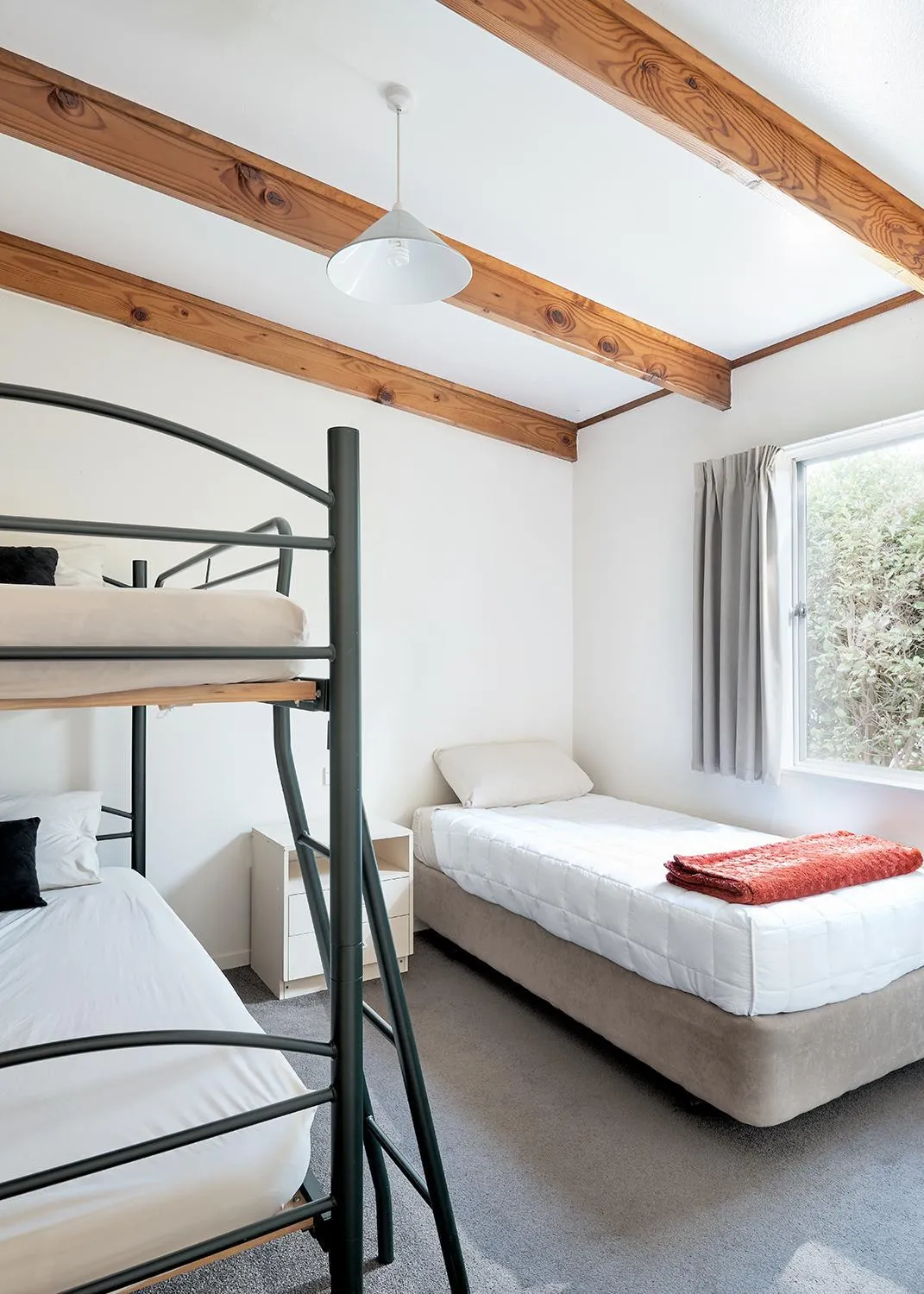 Bed in Mercury Bay Holiday Park