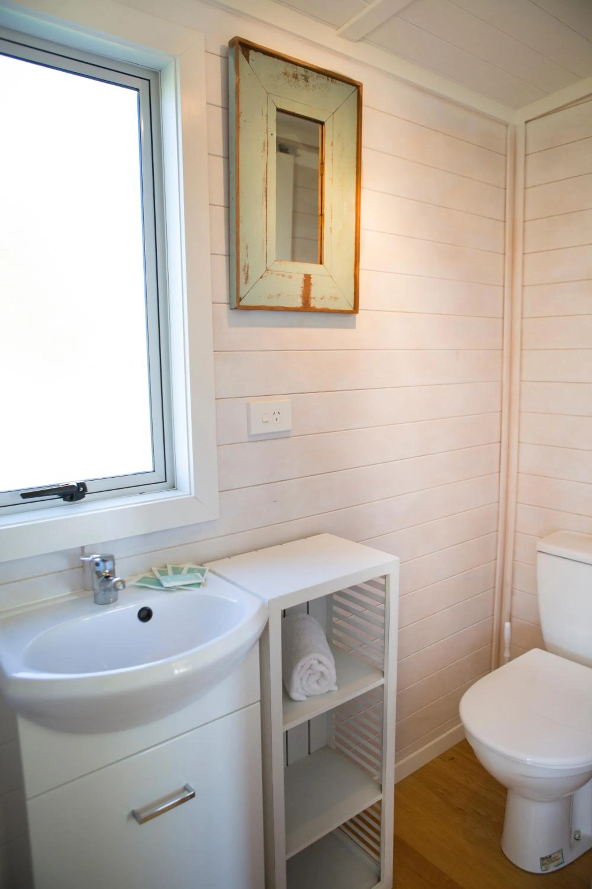 Toilet in Mercury Bay Holiday Park