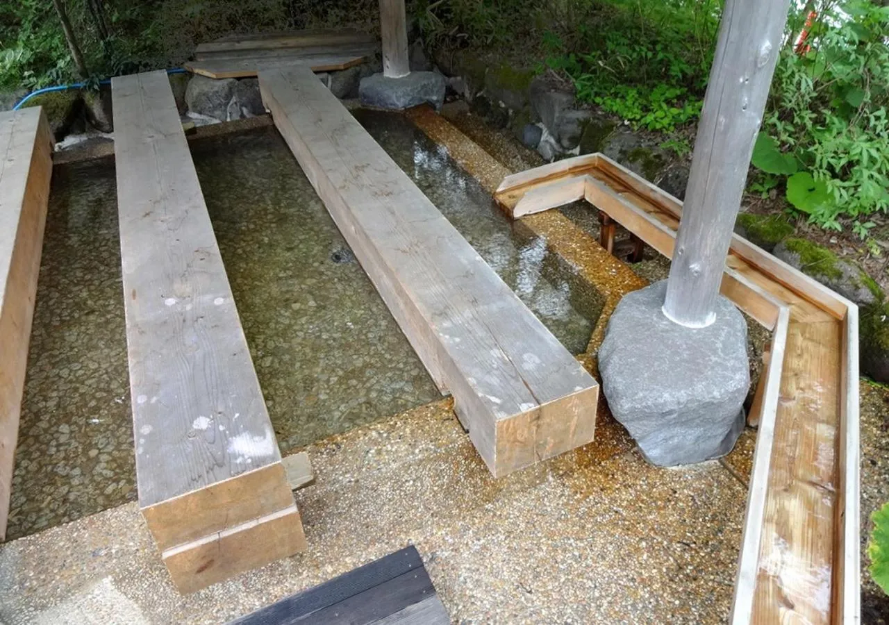 Hot Spring Bath in Hotel Yunishigawa