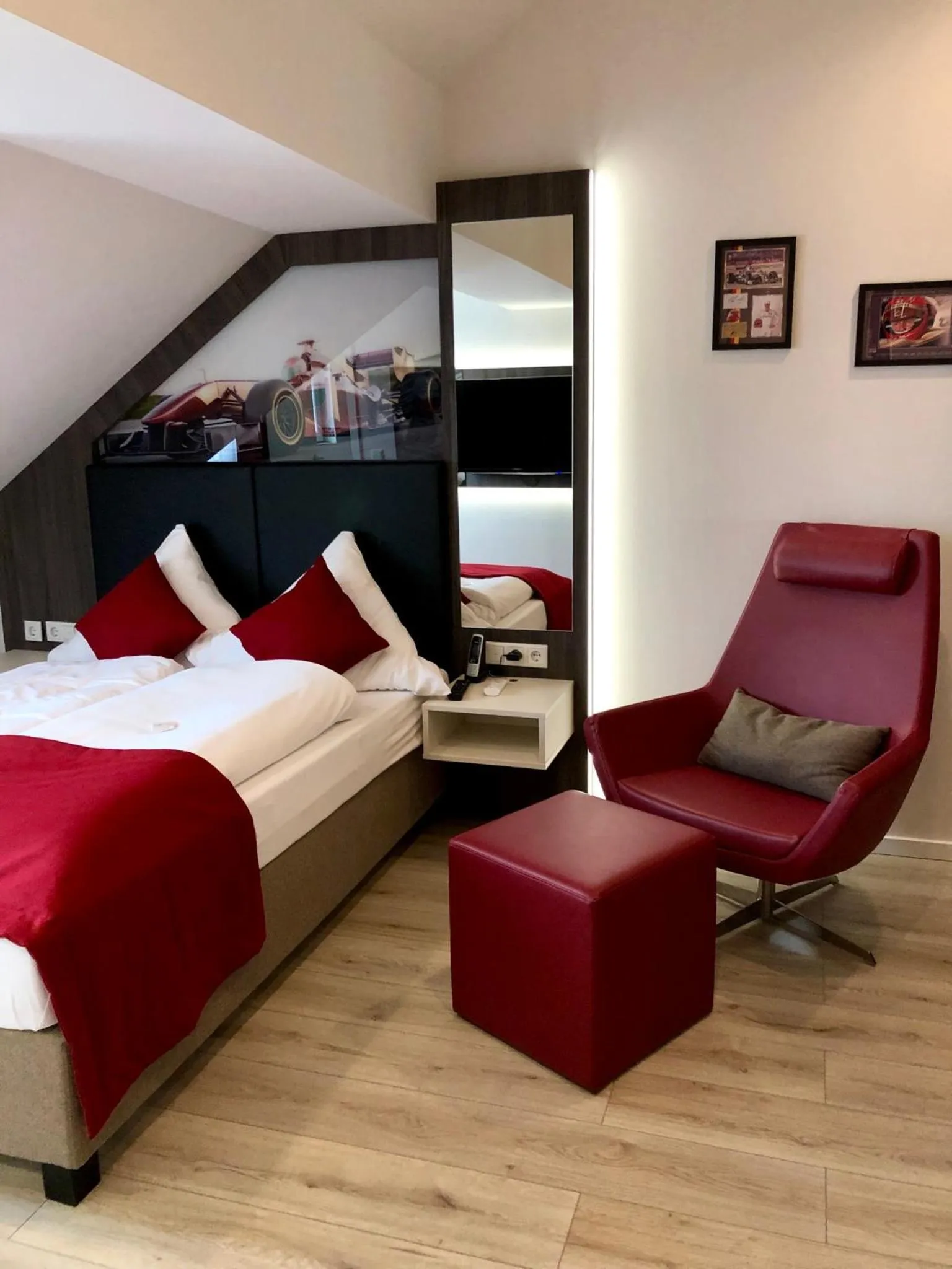 Bed in Star Apart Hotel Sachsenhausen
