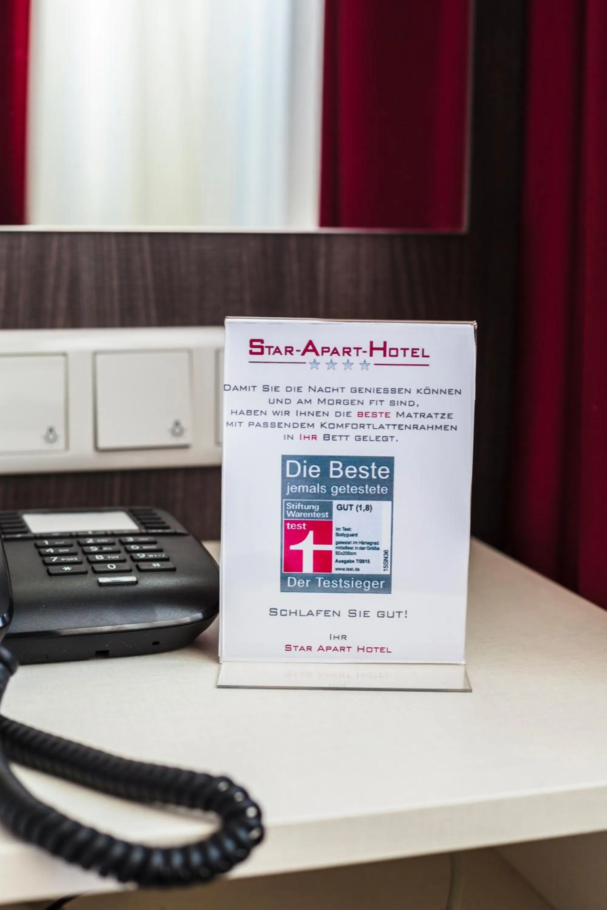 Decorative detail in Star Apart Hotel Sachsenhausen