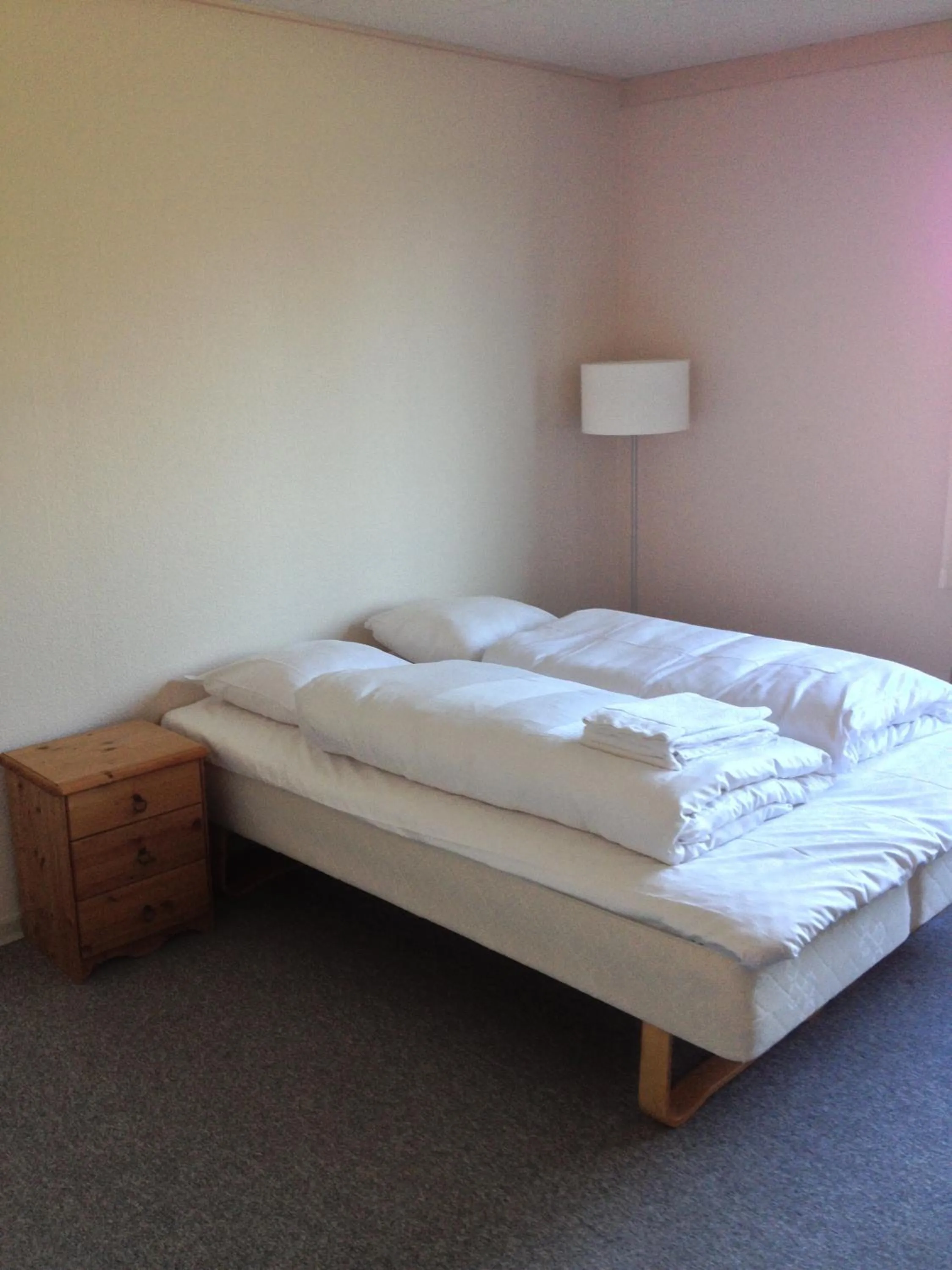 Bed in Hotel Vadehavet