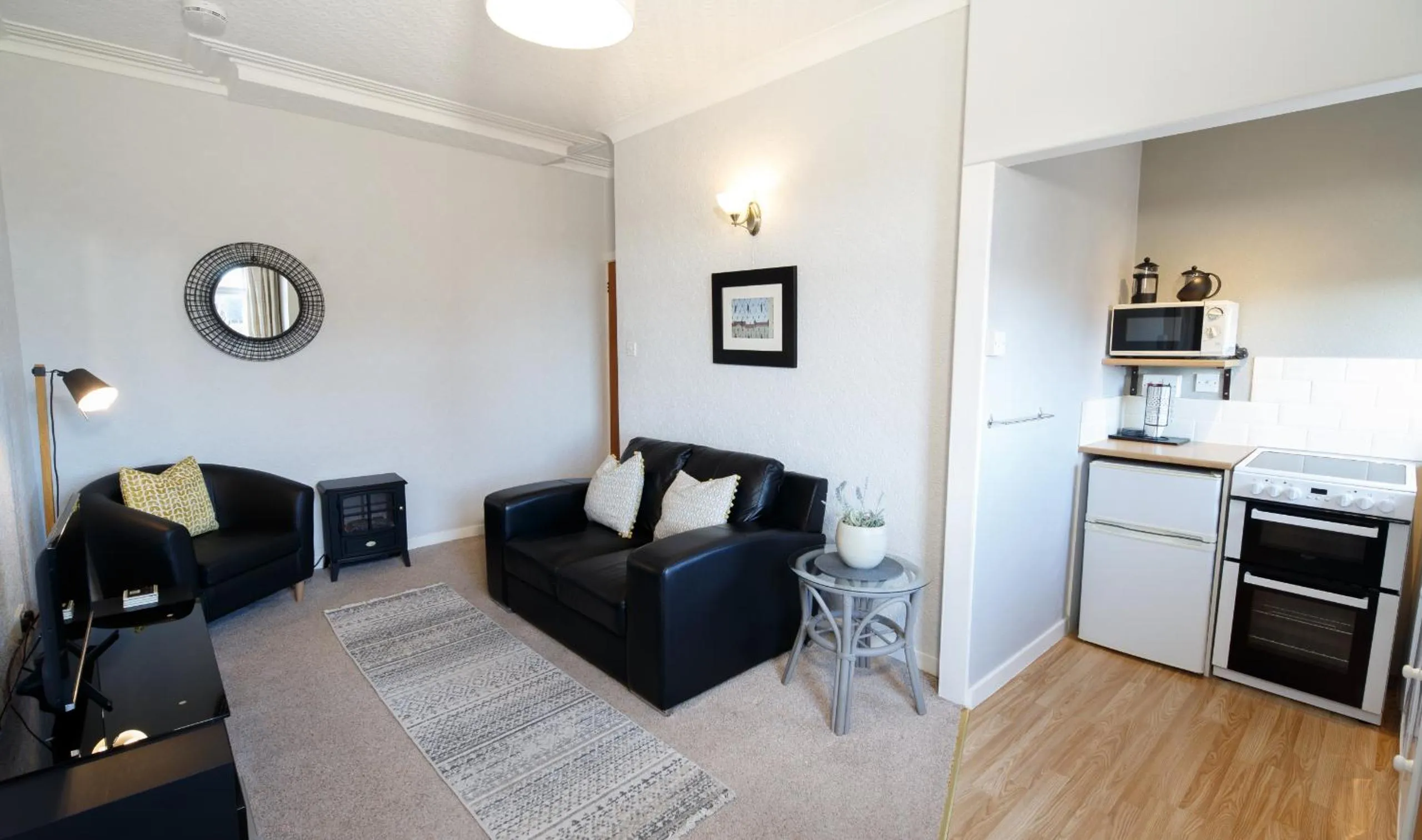 Living room in Mode - The Old School House