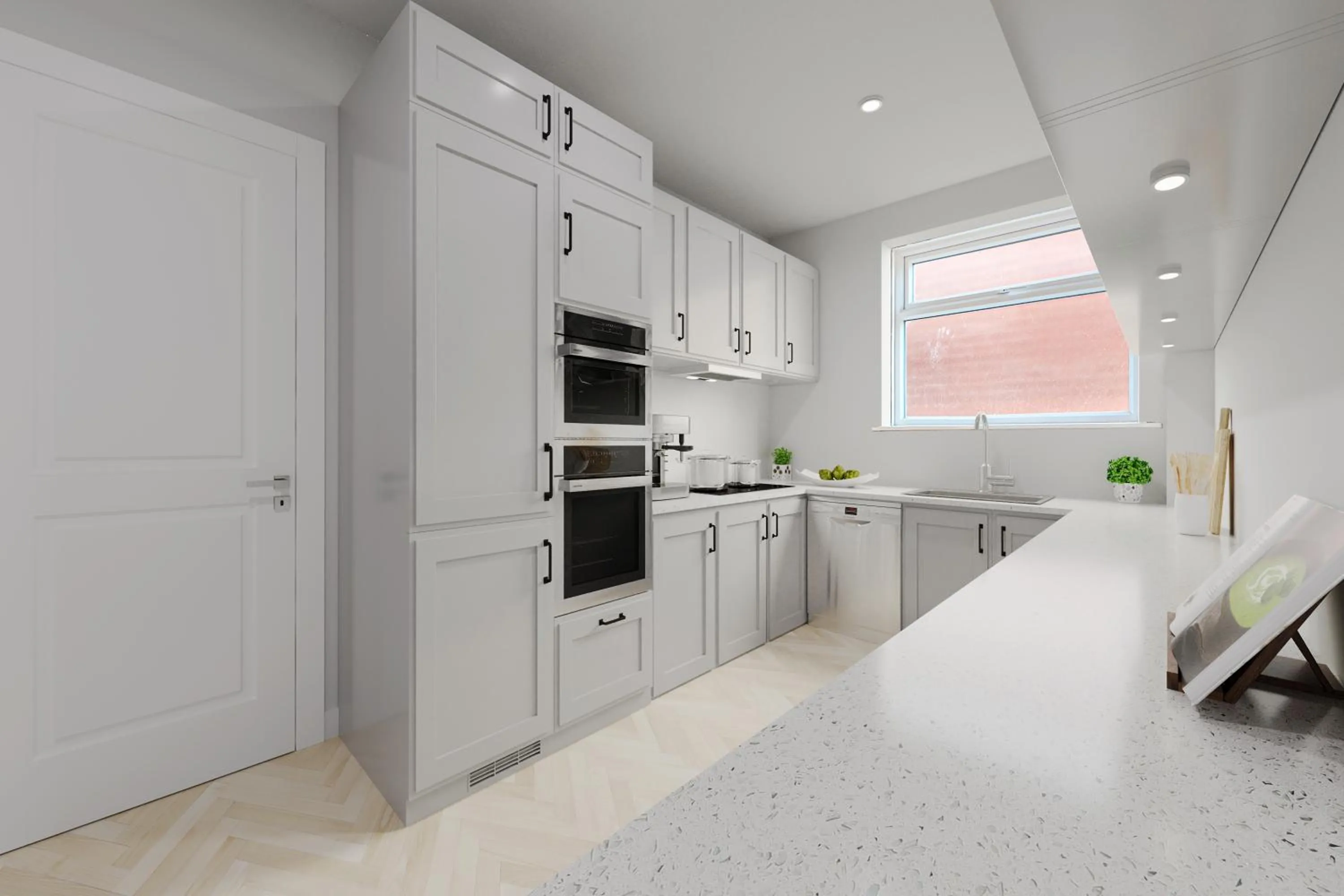 kitchen in The Old School House - By Central Beach Leisure