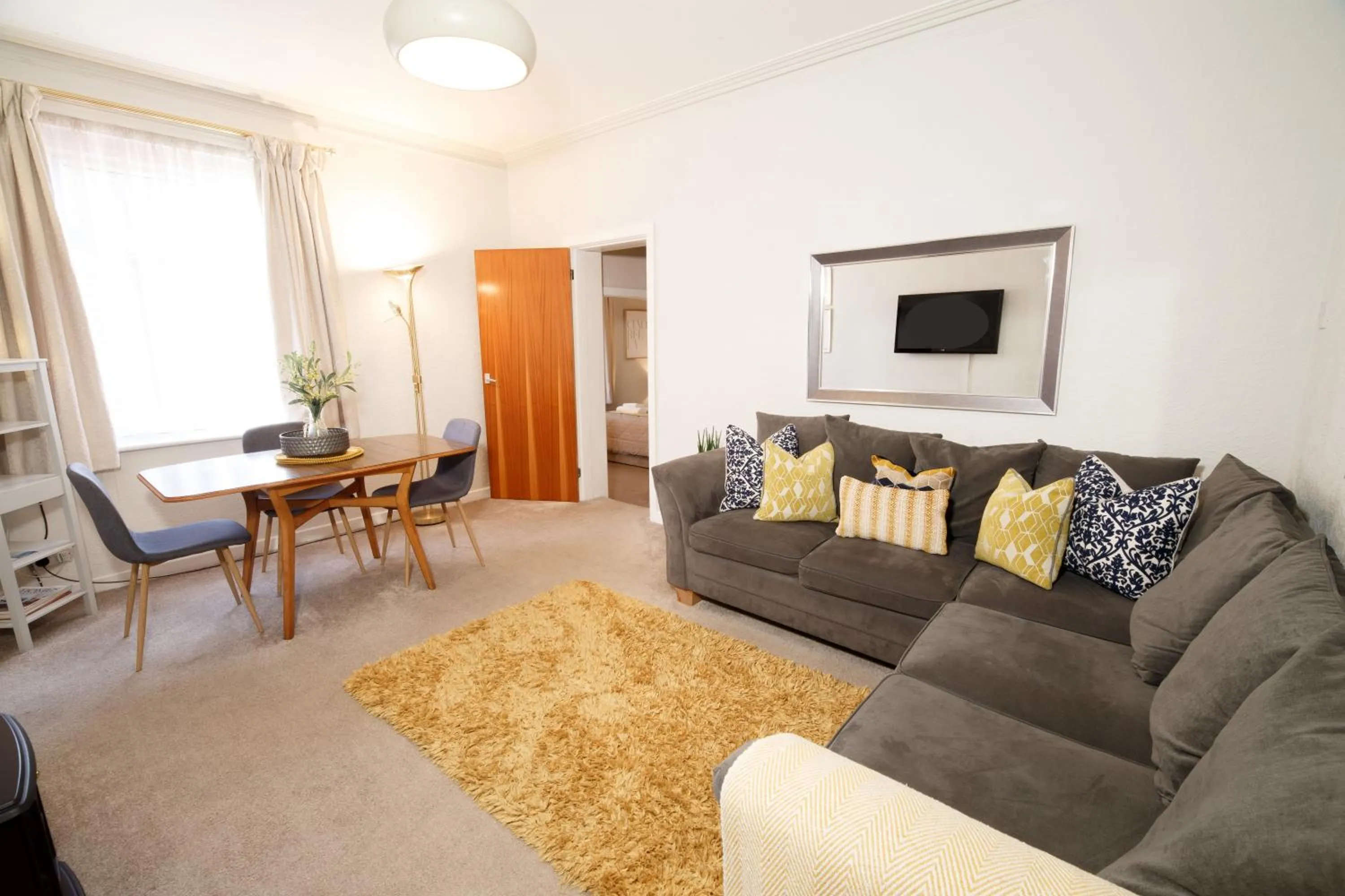 Living room in Mode - The Old School House