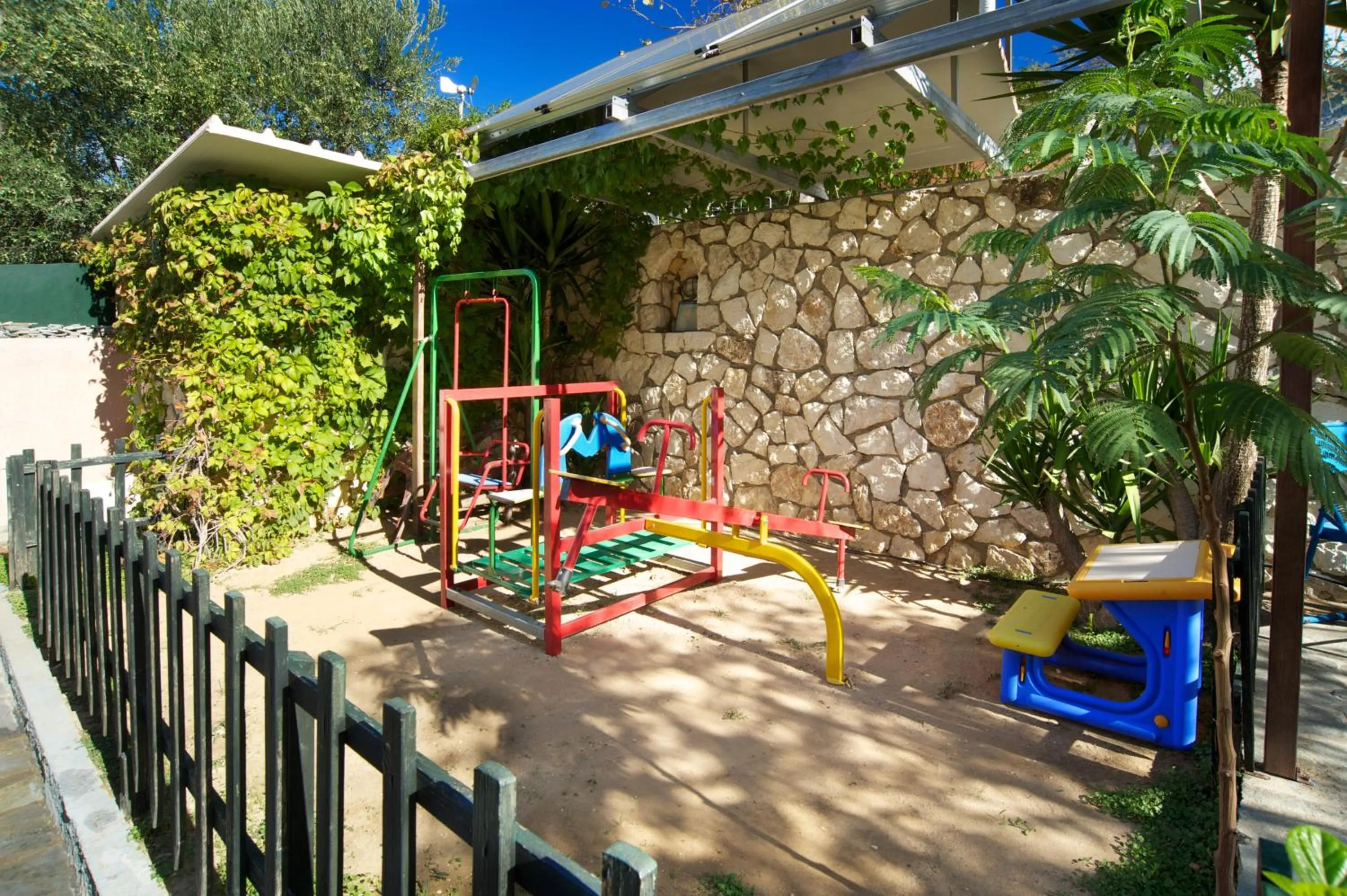 Children play ground in Nostos
