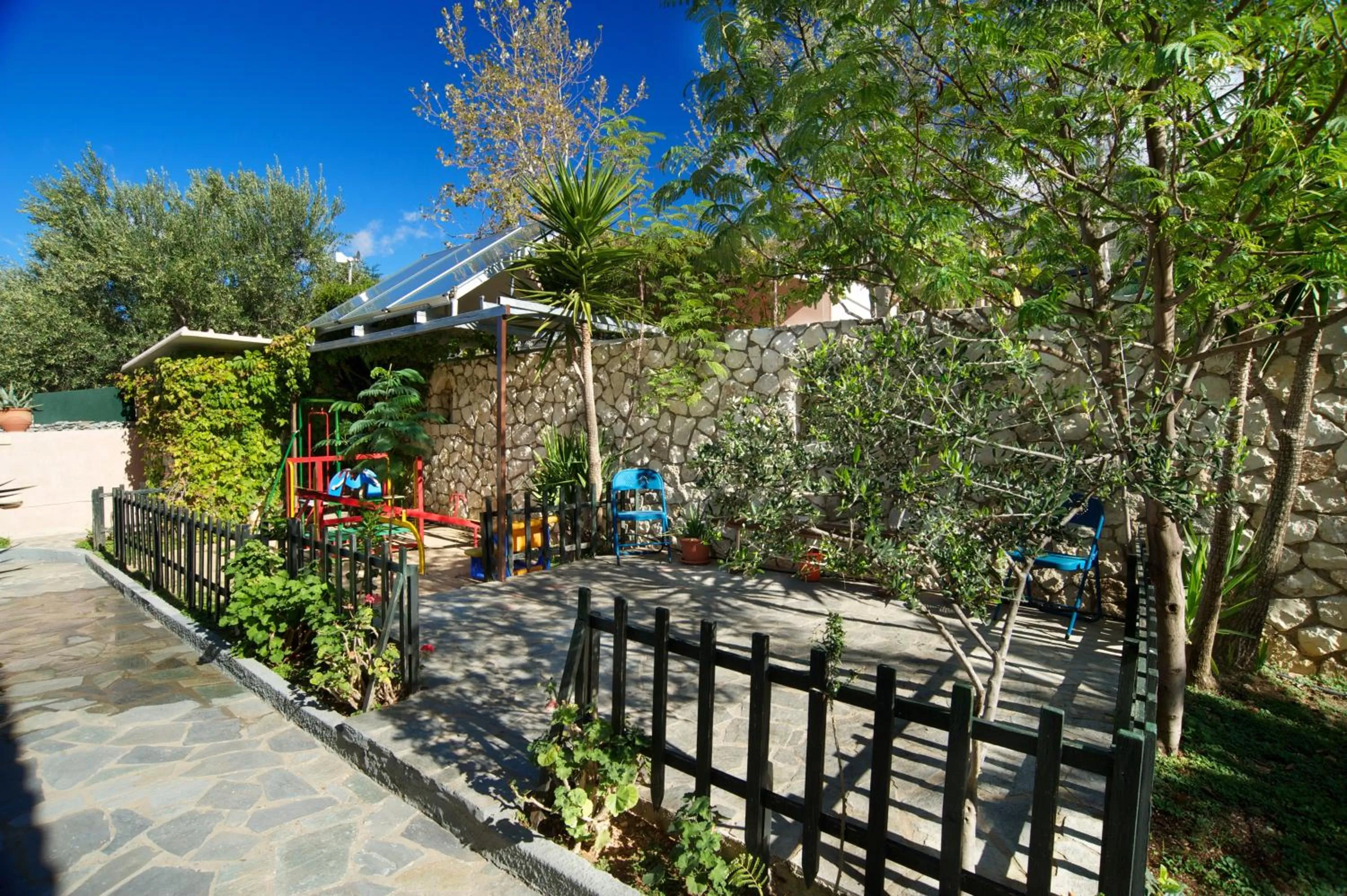 Children play ground in Nostos