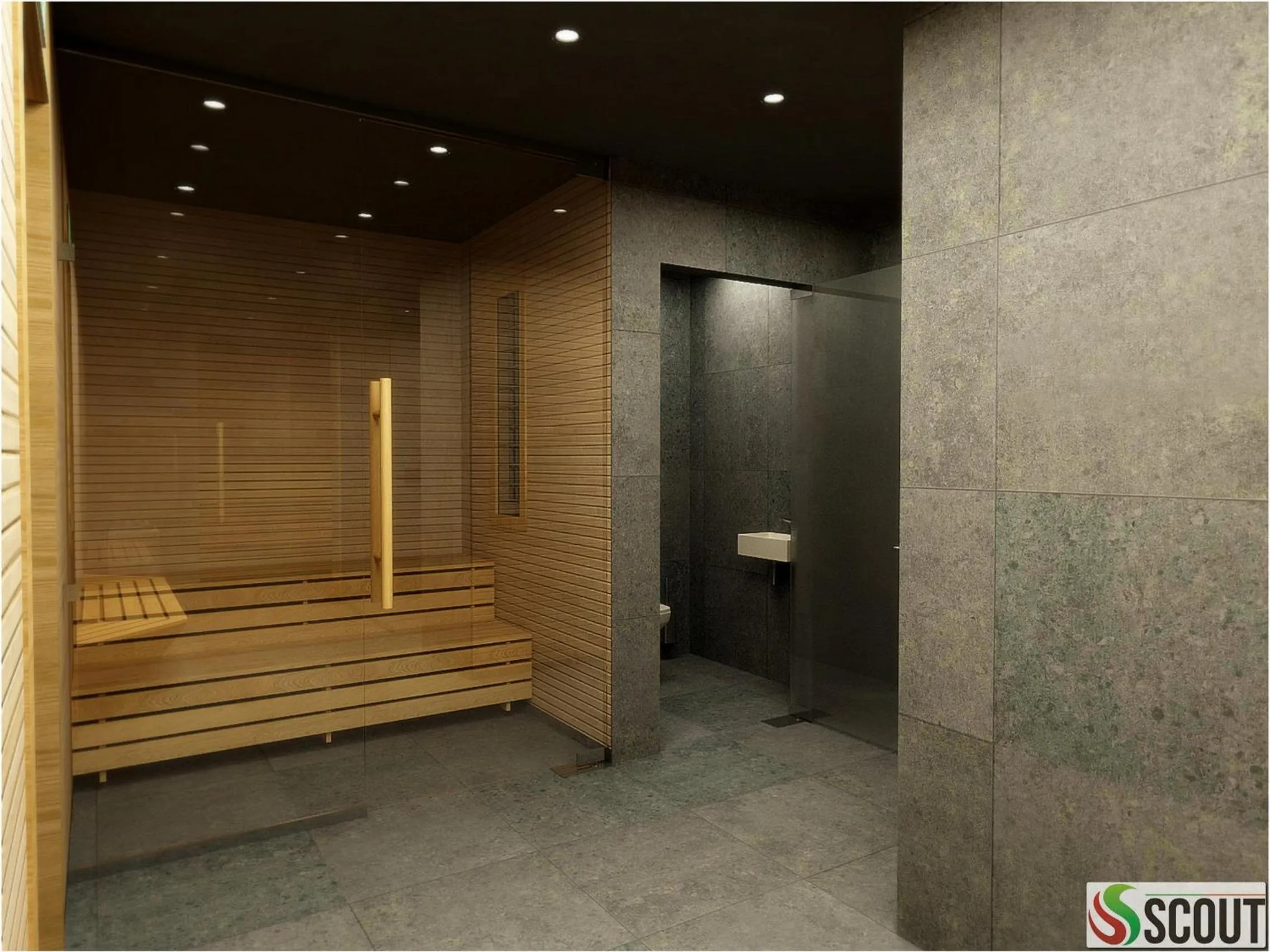 Sauna in Hotel Scout