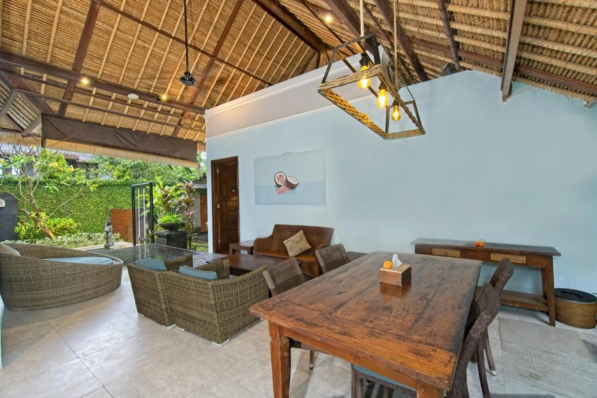 Living room in Kecapi Villa Seminyak by Ini Vie Hospitality