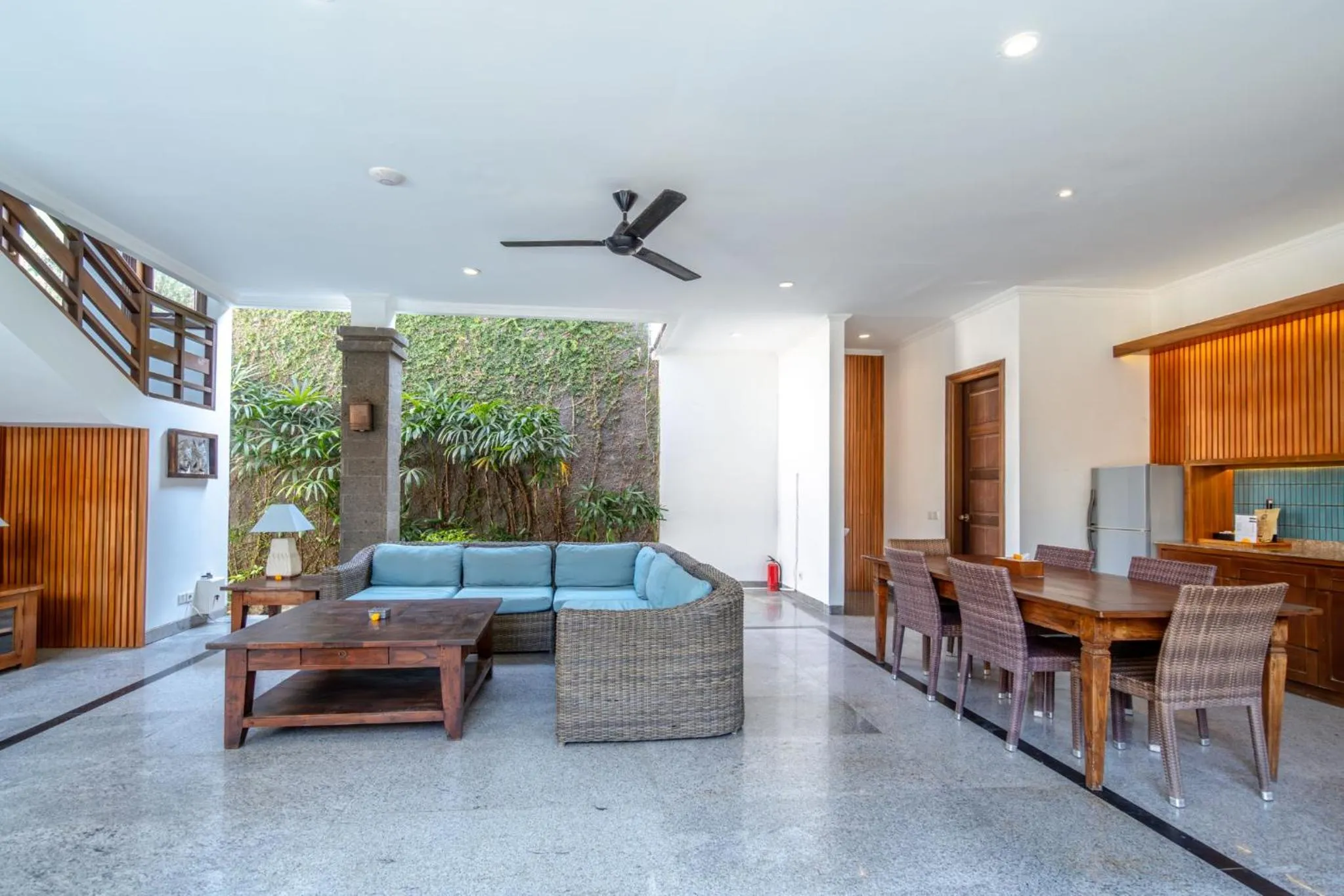 Living room in Kecapi Villa Seminyak by Ini Vie Hospitality