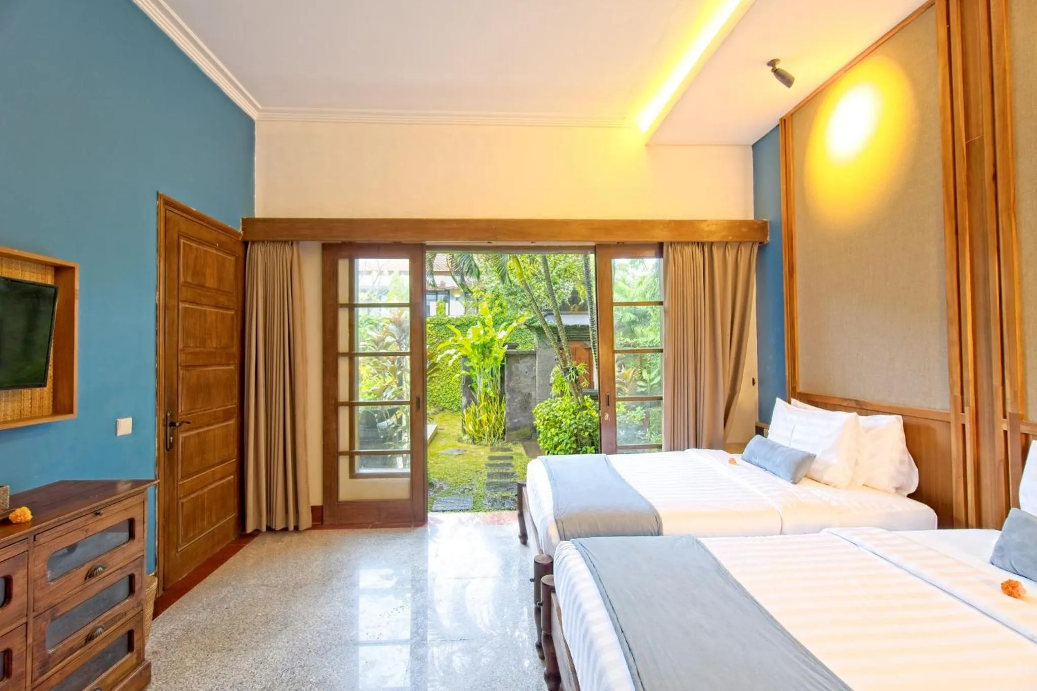 View (from property/room), Bed in Kecapi Villa Seminyak by Ini Vie Hospitality