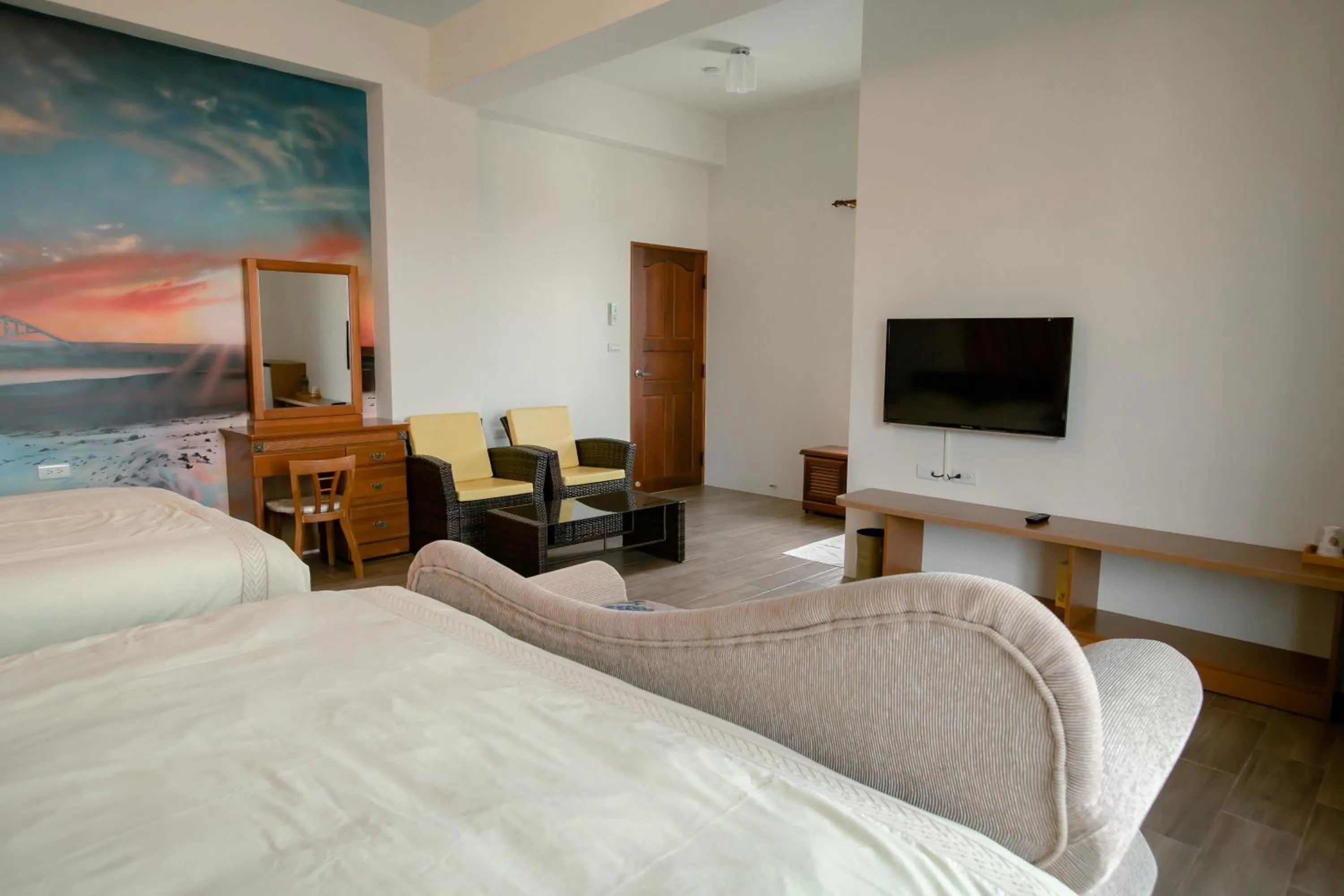 Bed in Penghu Sun House