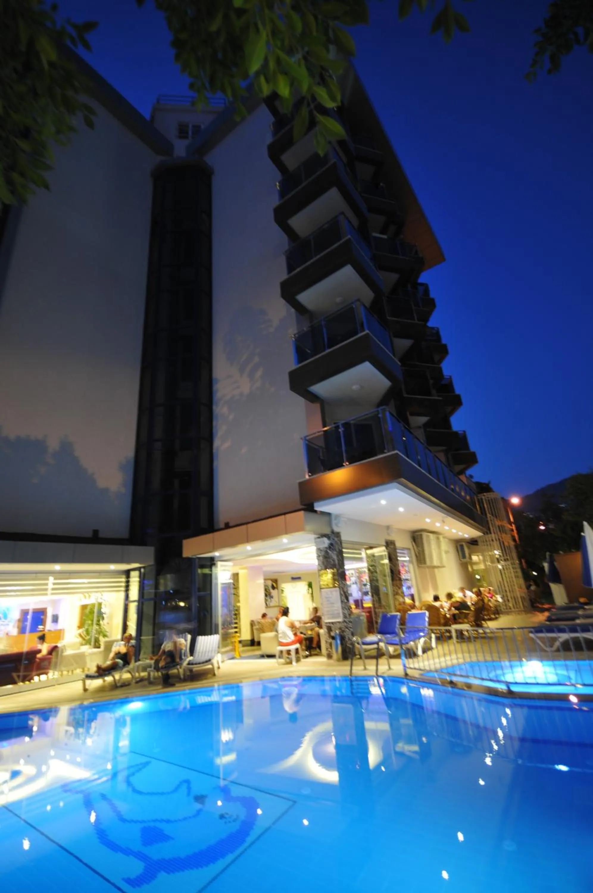 Pool view in Kleopatra Micador Otel