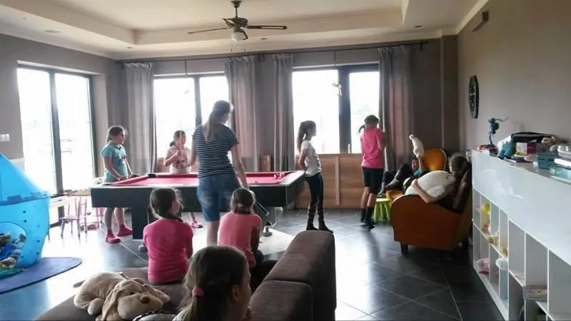 Billiard in Caballus Lovasmajor Panzió