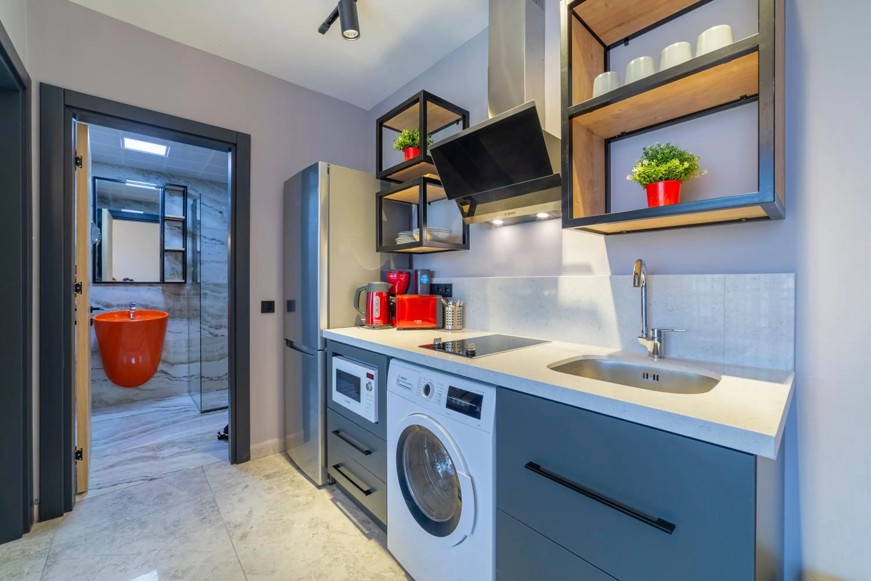 kitchen in Twin Apart Hotel