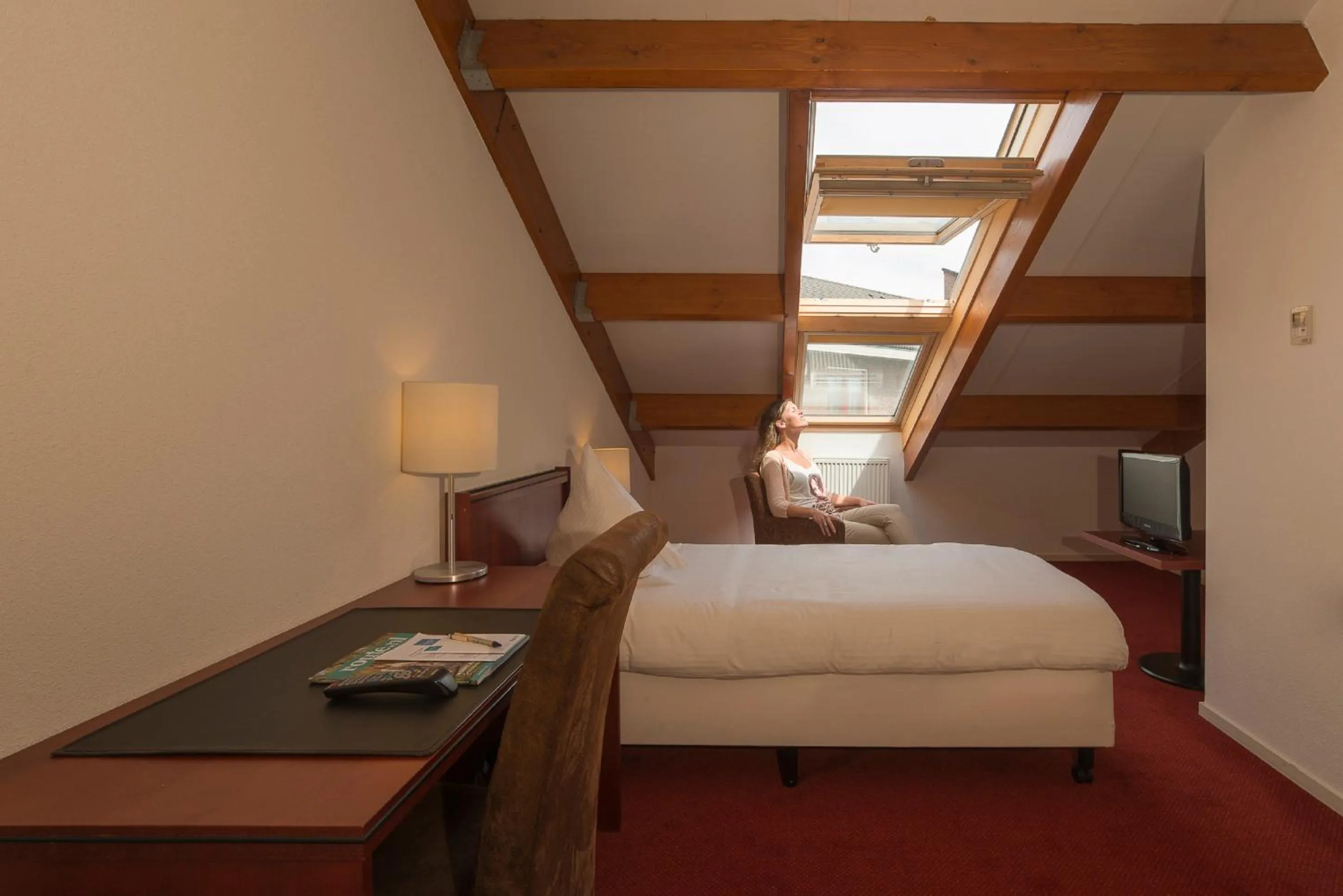 Bedroom, Bed in Hotel De Schildkamp