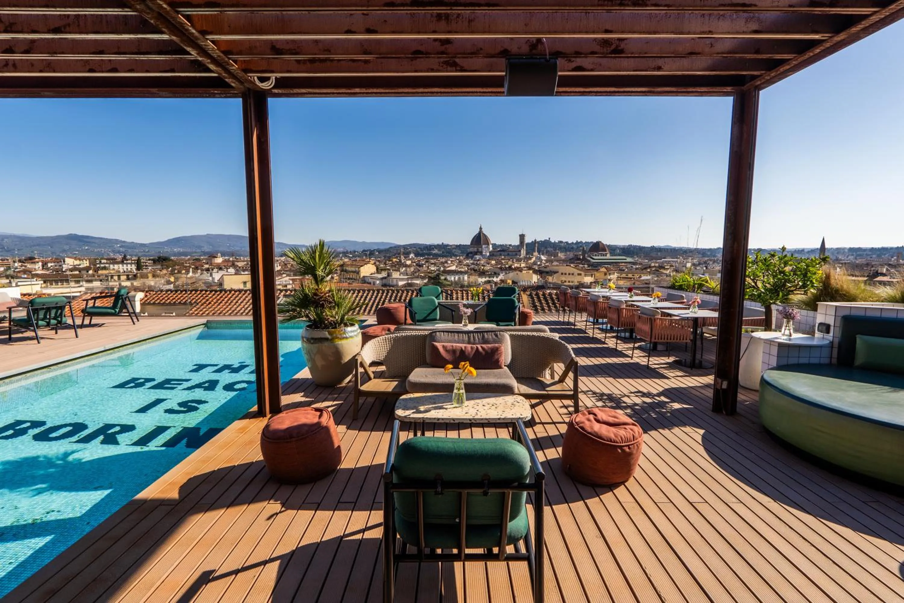 Swimming pool in The Social Hub Florence Lavagnini