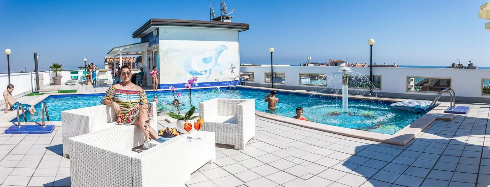 Swimming pool in Hotel Christian