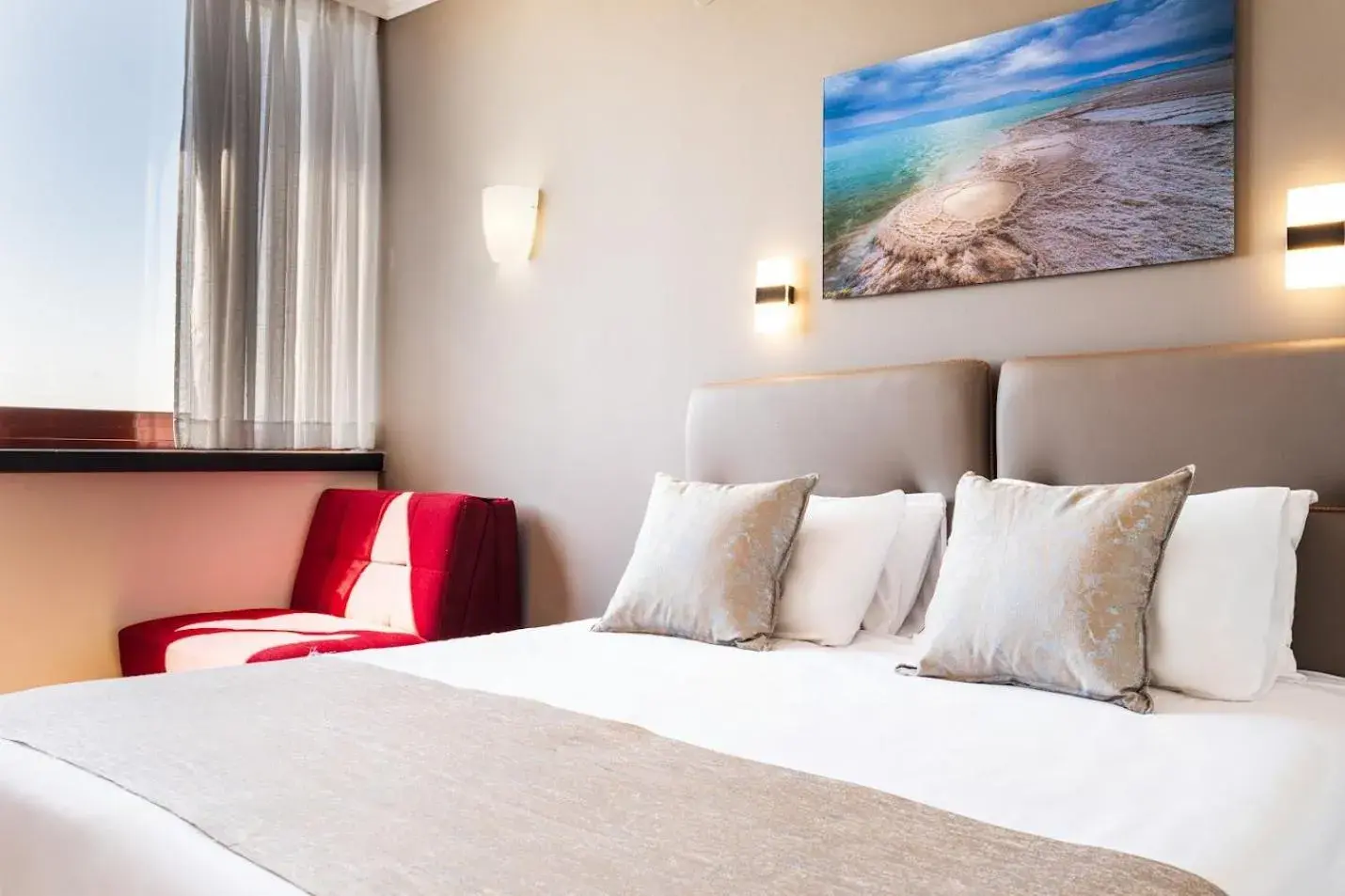 Two comfort rooms with connecting door in Inbar Hotel Two comfort rooms with connecting door in Inbar Hotel