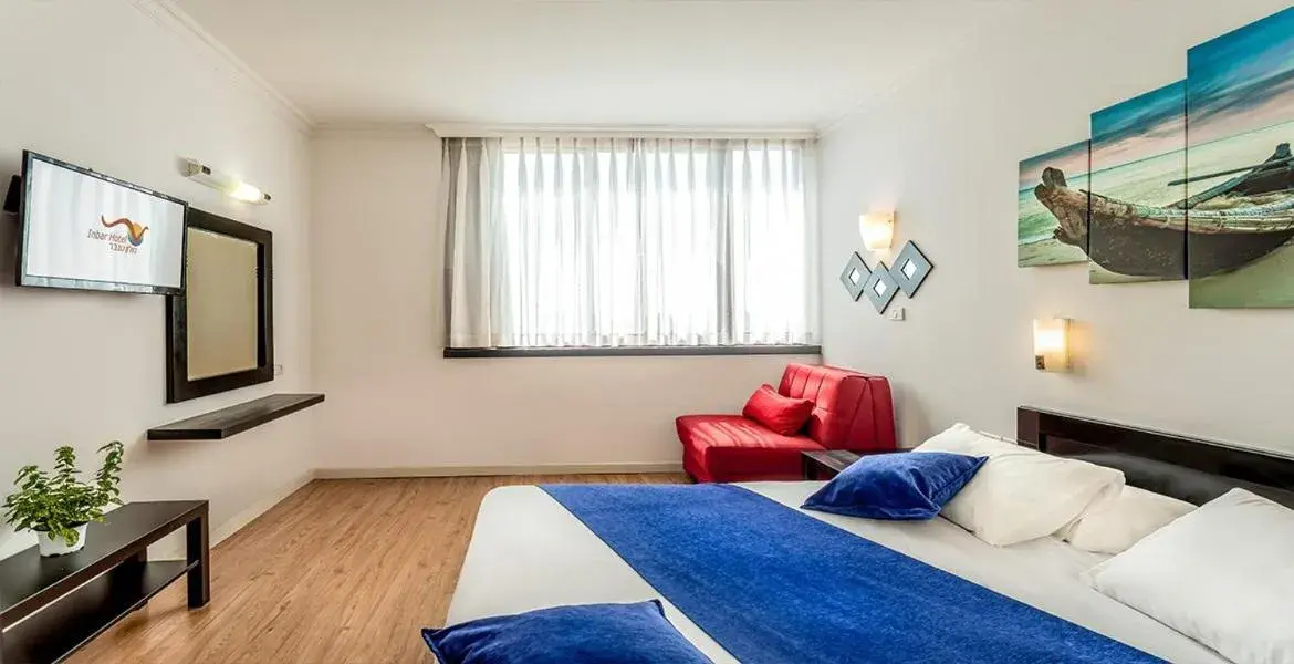 Twin Room with View - single occupancy in Inbar Hotel Twin Room with View - single occupancy in Inbar Hotel