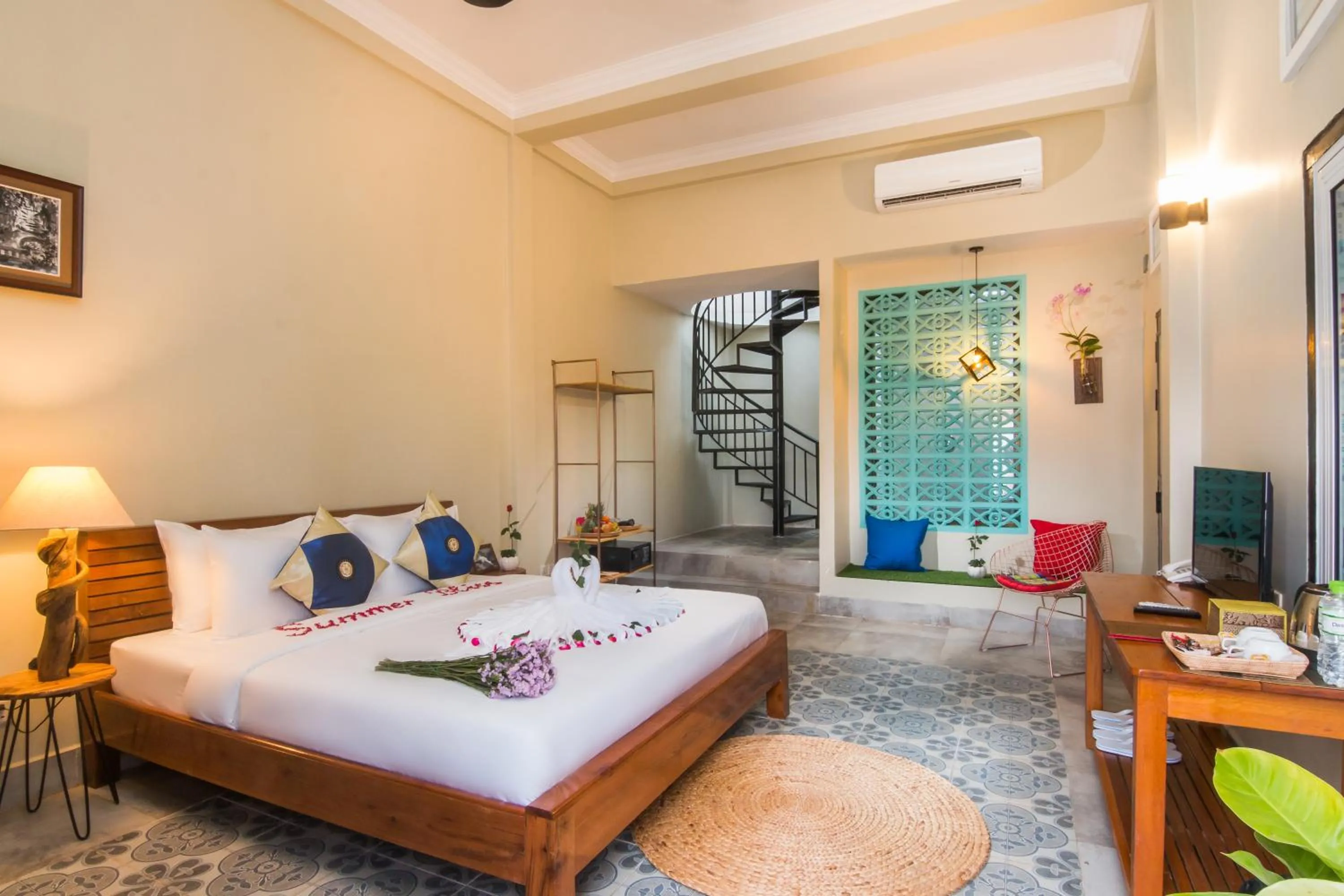 Bed in Summer Bliss Boutique