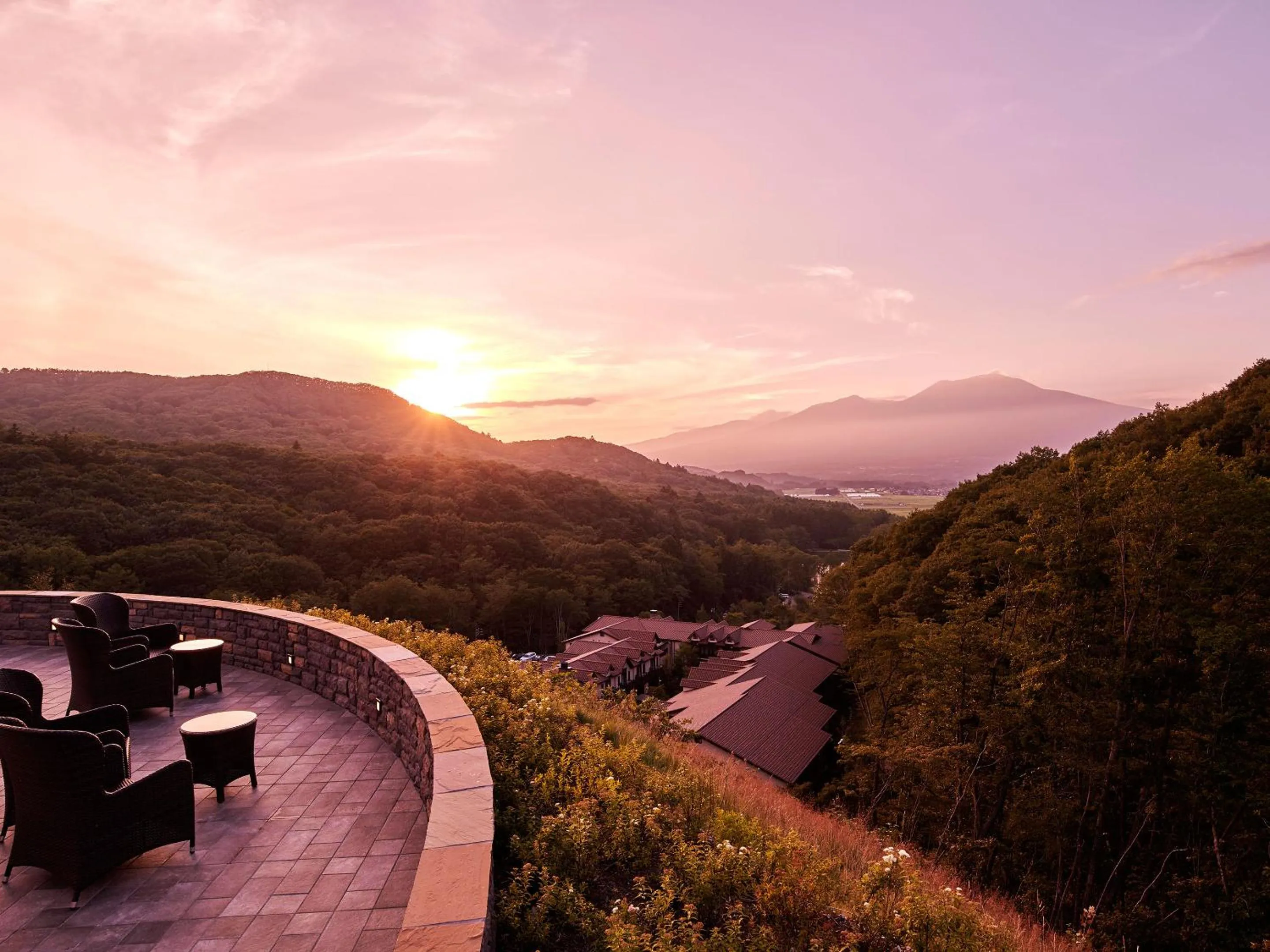 Bird's eye view in Le Grand Karuizawa Hotel and Resort