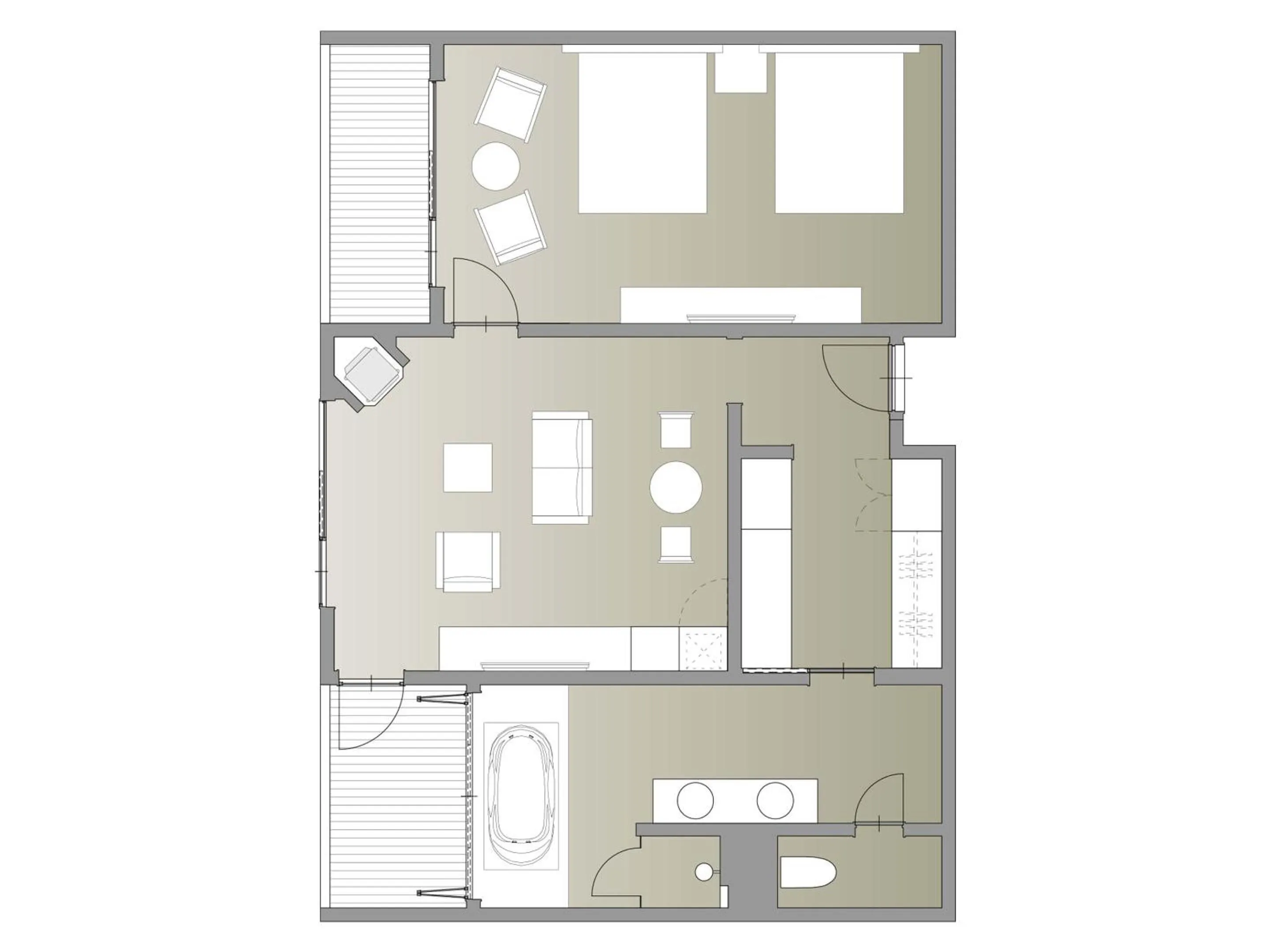 Floor plan in Le Grand Karuizawa Hotel and Resort