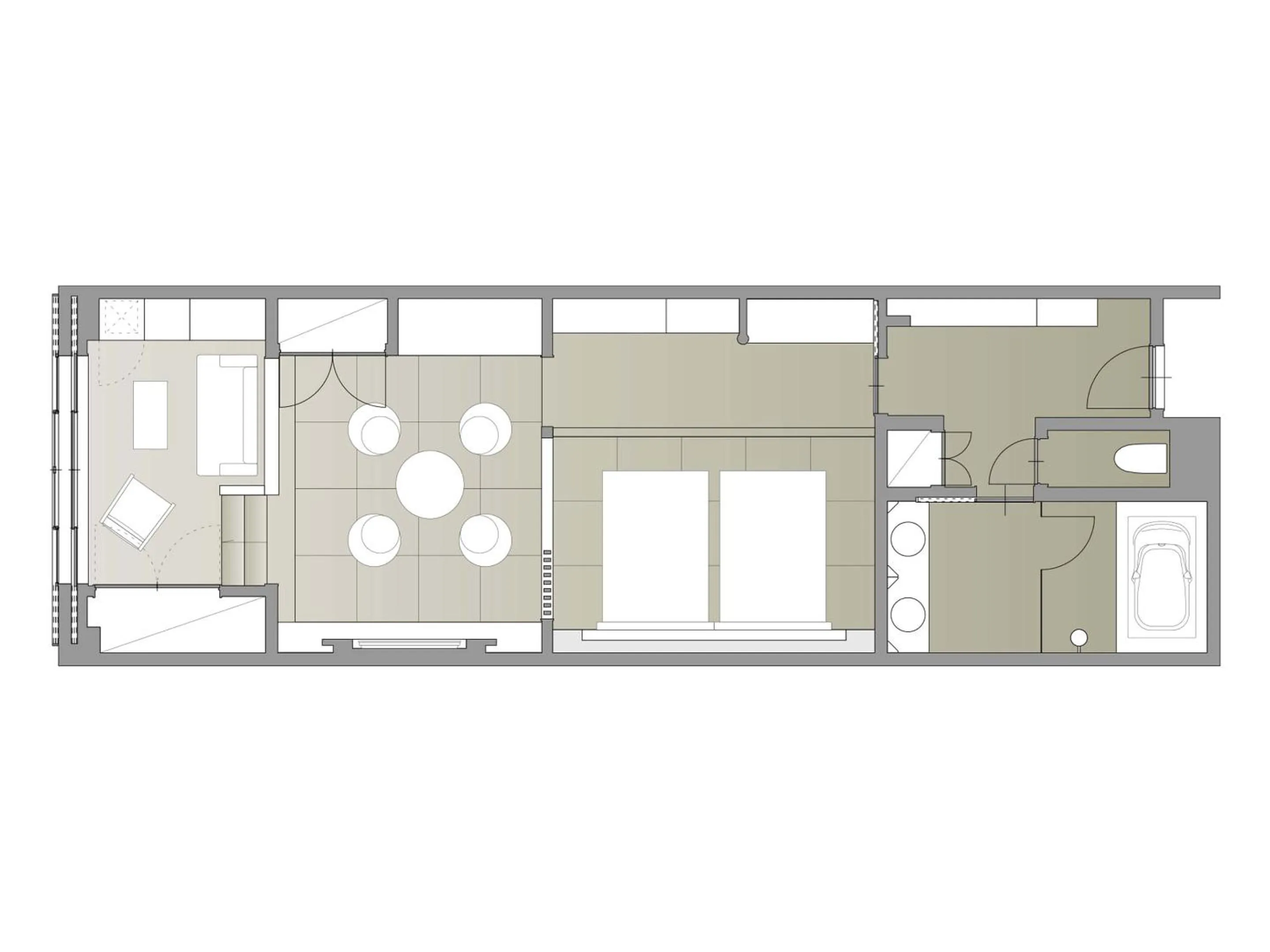 Floor plan in Le Grand Karuizawa Hotel and Resort