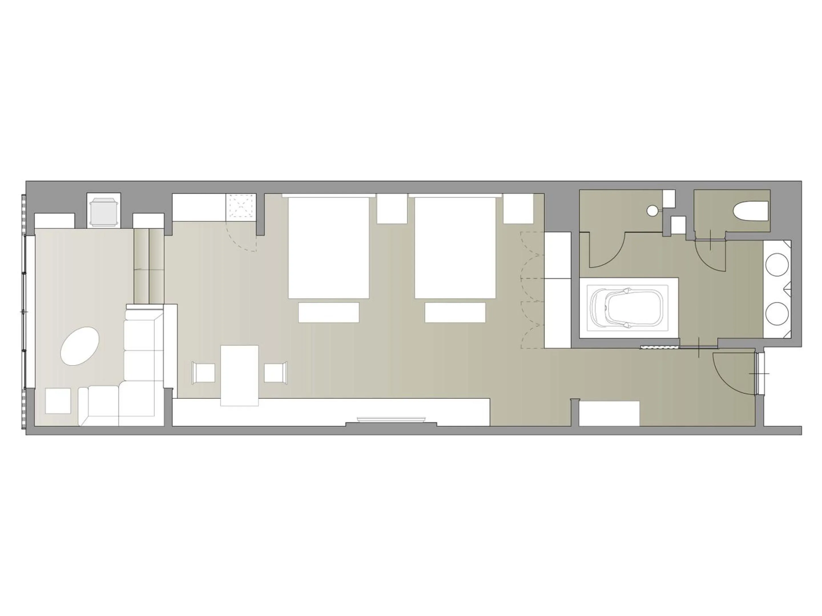 Floor plan in Le Grand Karuizawa Hotel and Resort