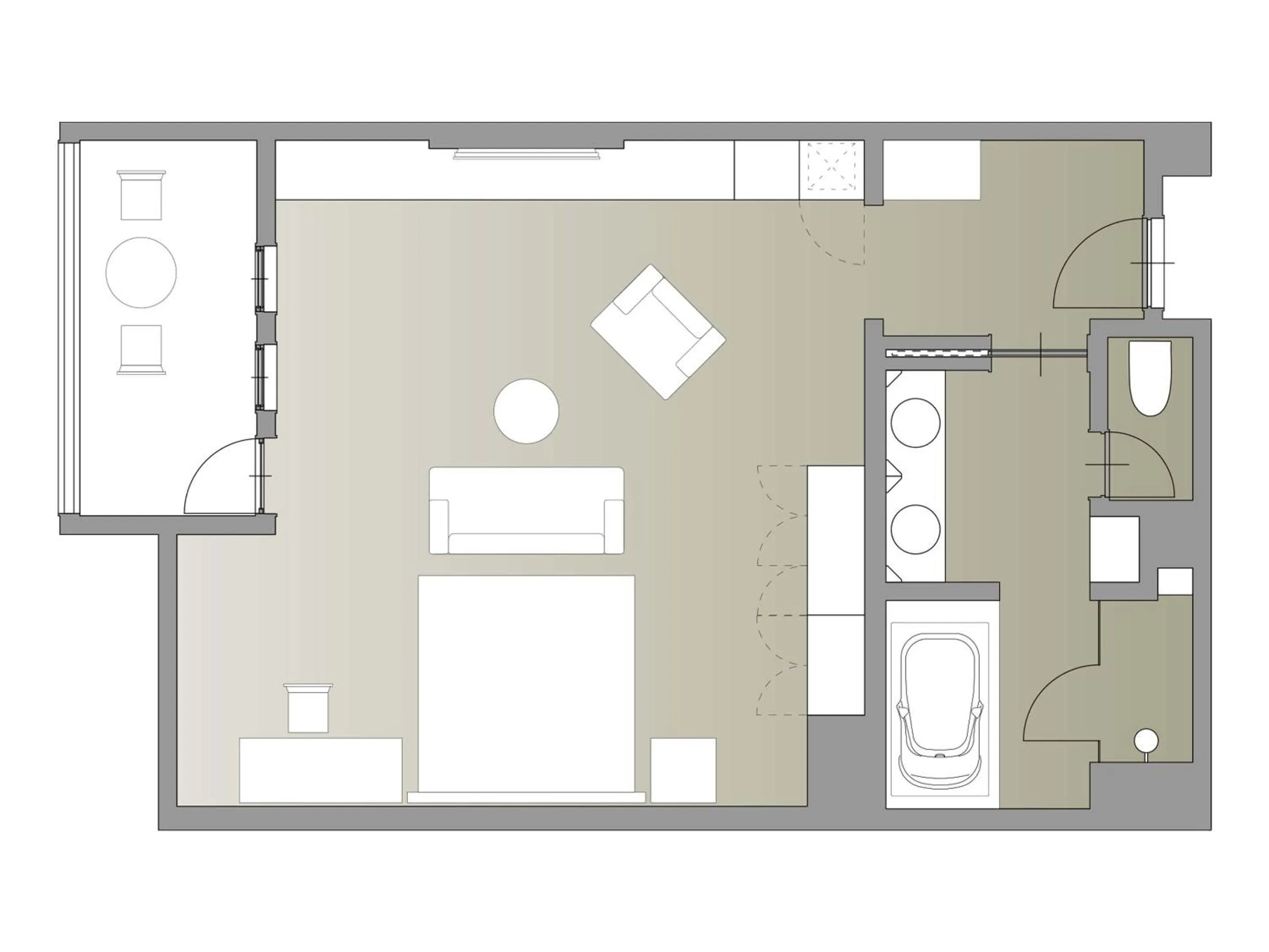 Floor plan in Le Grand Karuizawa Hotel and Resort