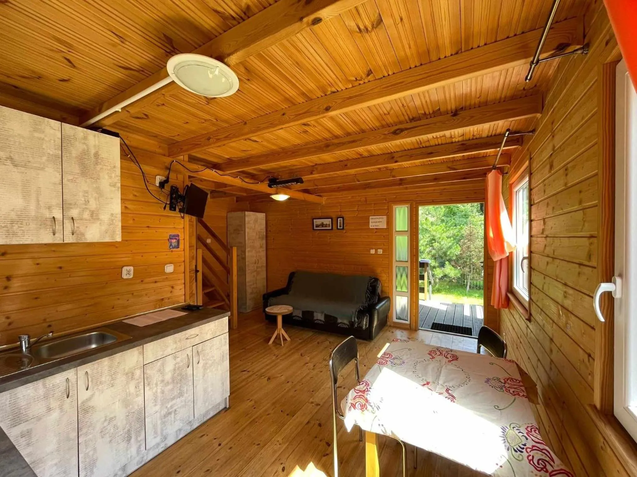 Kitchen or kitchenette in Wypoczynek Hnatczak