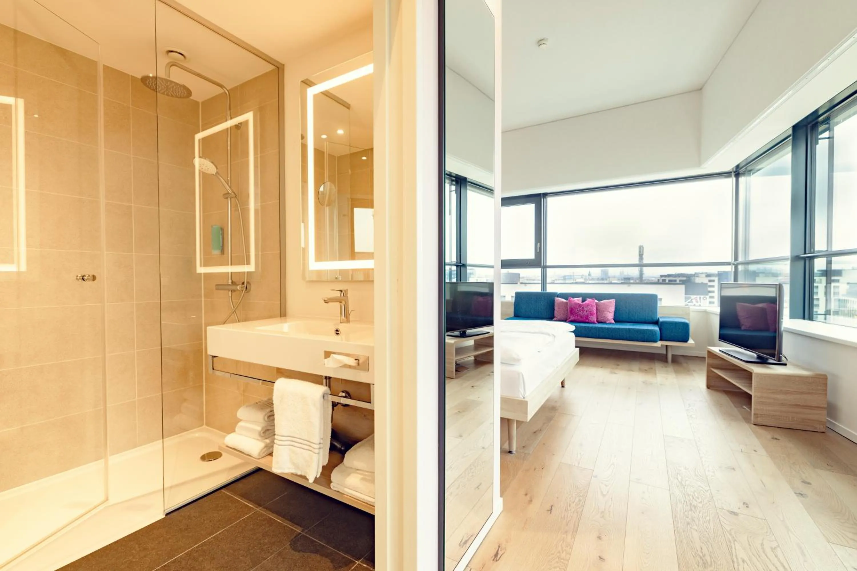 Bathroom in roomz hotel & conference center vienna prater