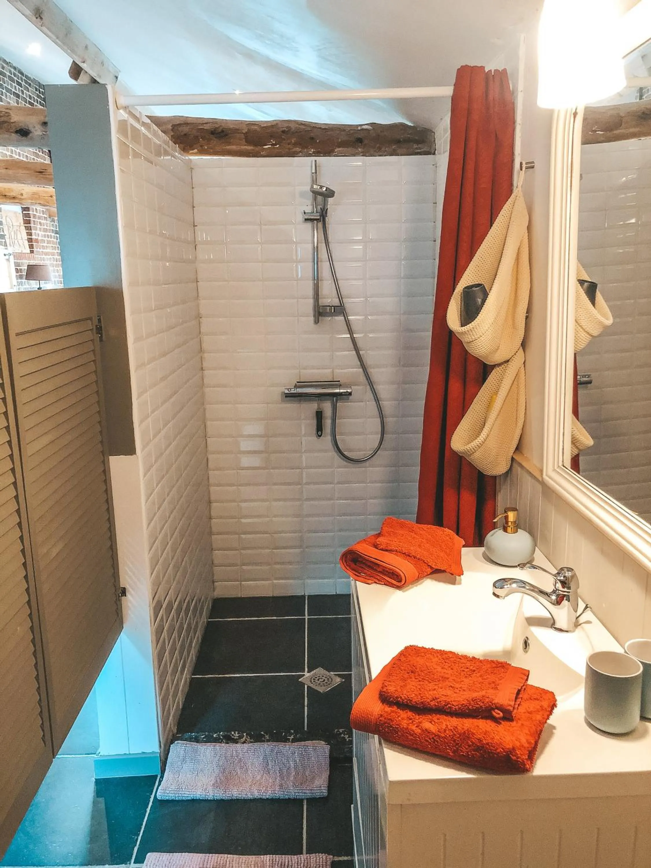 Shower in Hoeve Westdijk