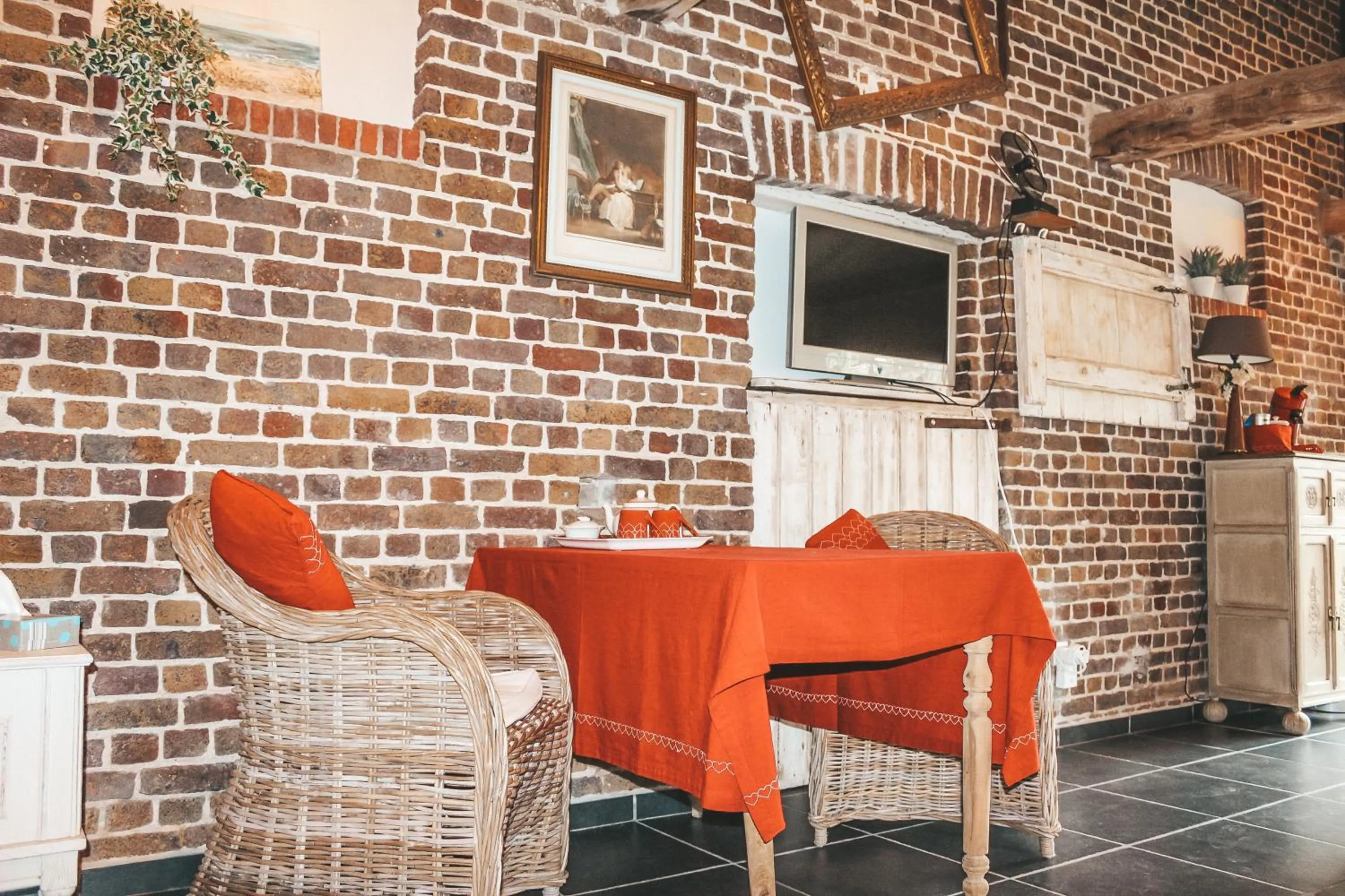 Seating area in Hoeve Westdijk