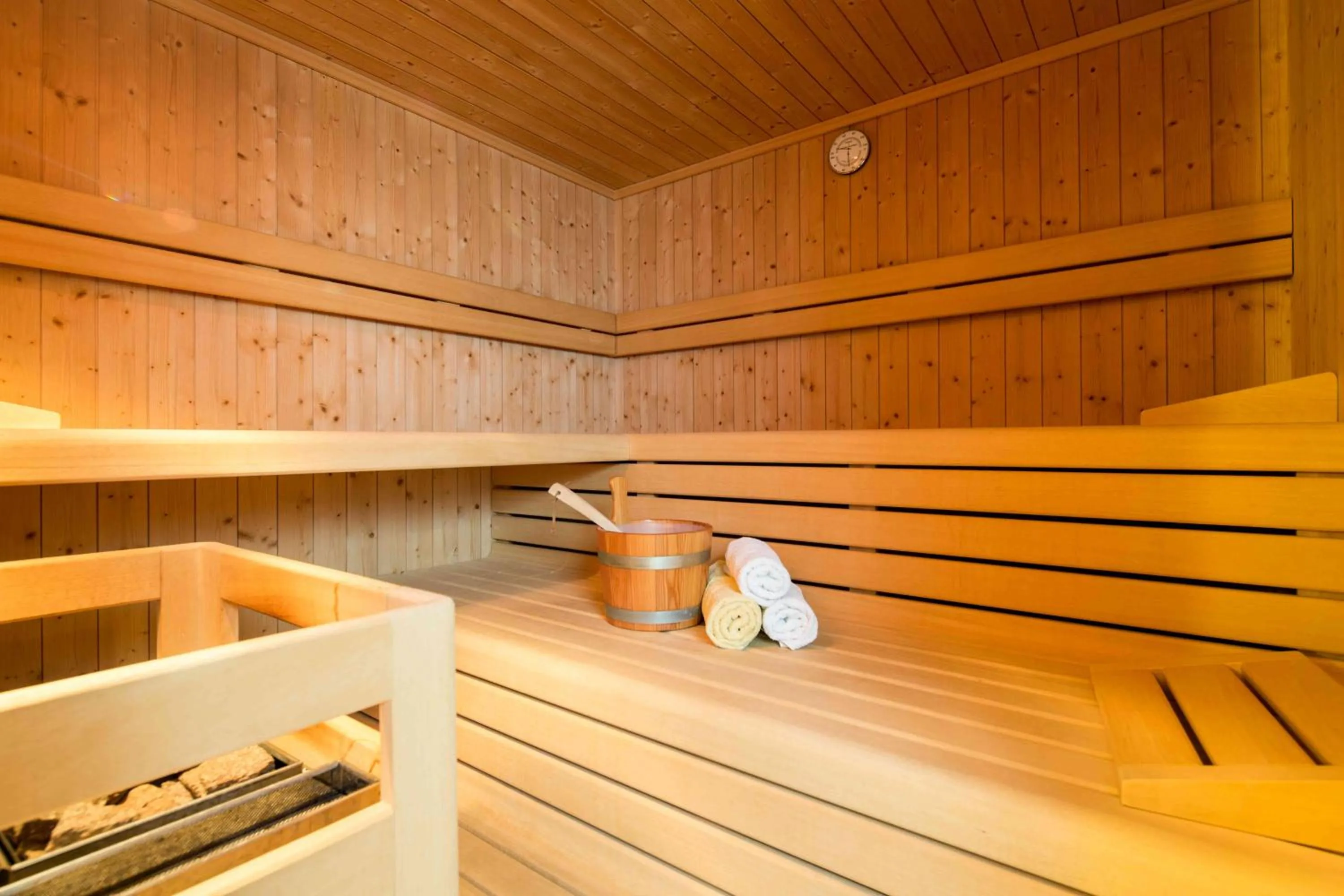 Sauna in Pension An Der Linde
