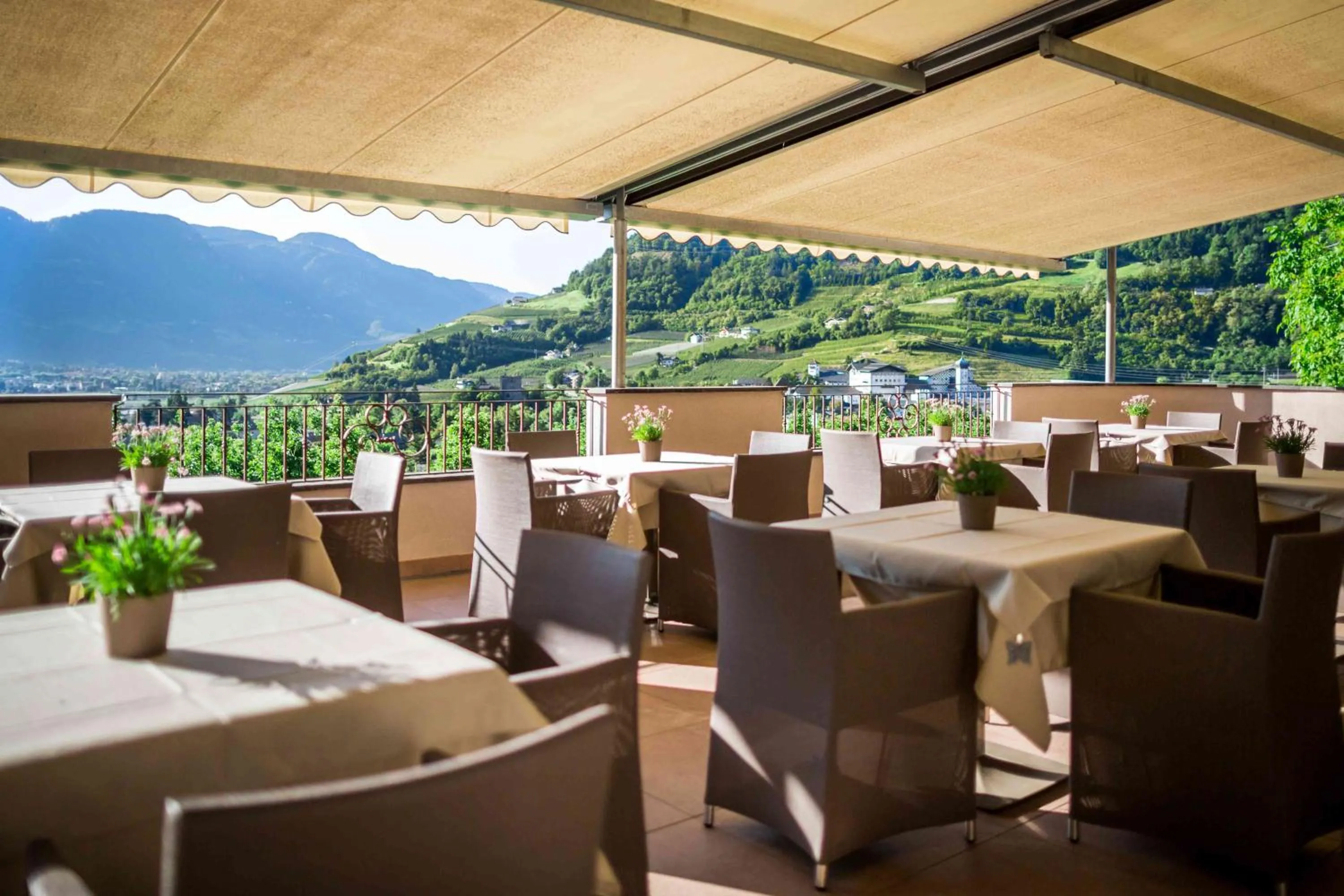 Balcony/Terrace in Pension An Der Linde