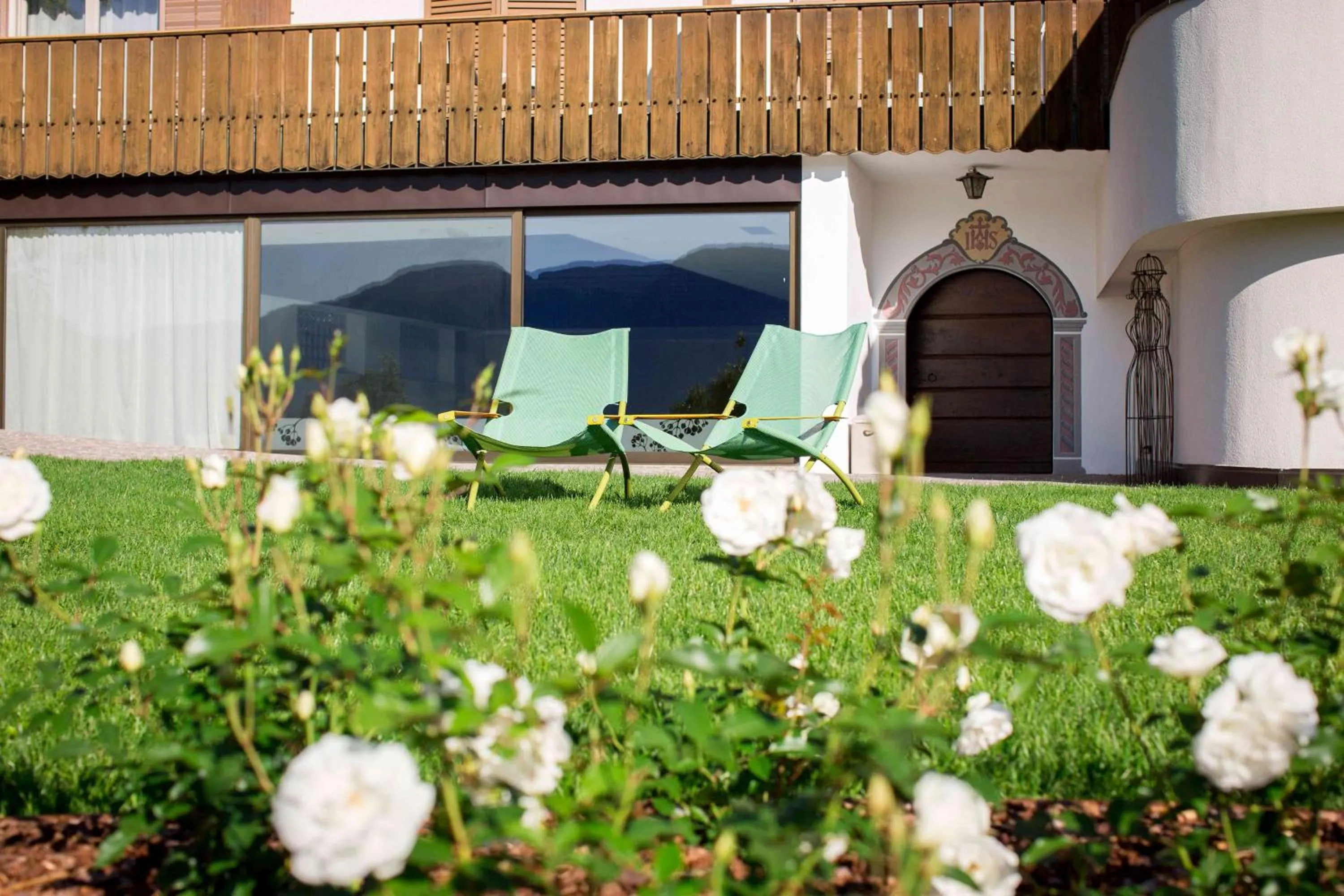 Garden in Pension An Der Linde