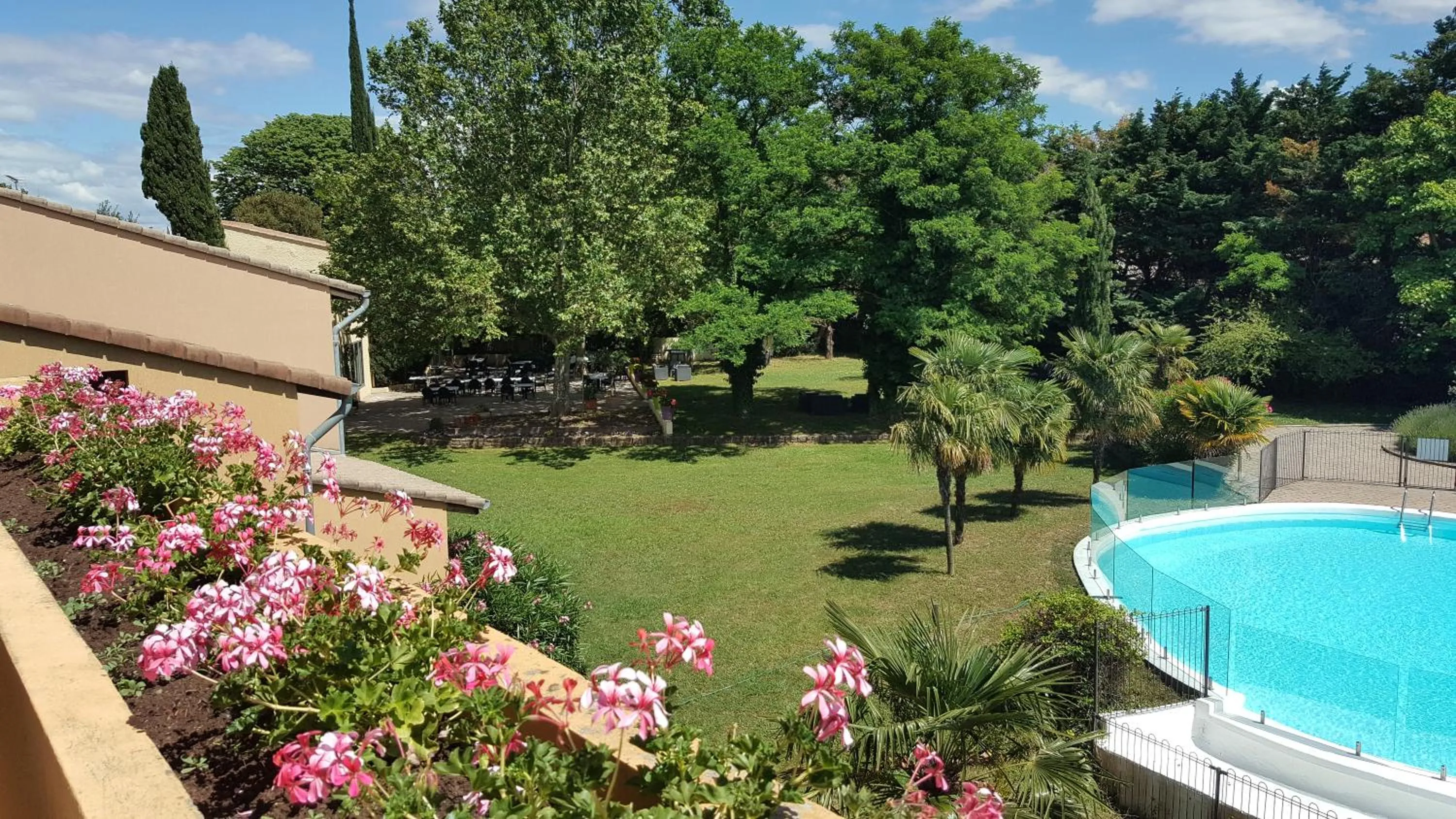 Natural landscape in Logis Hotel Restaurant SPA Les Oliviers