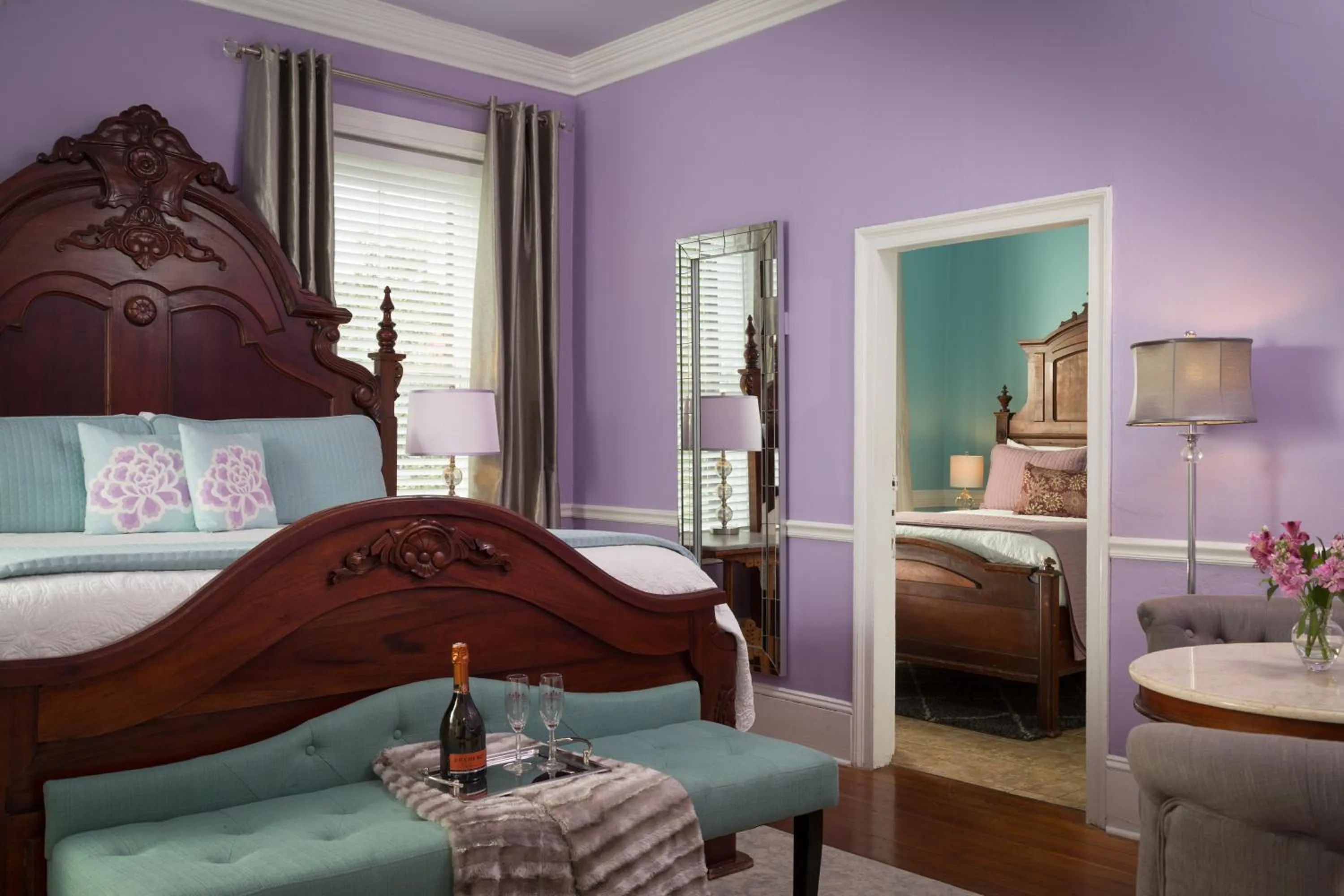 Bed in Bayfront Marin House