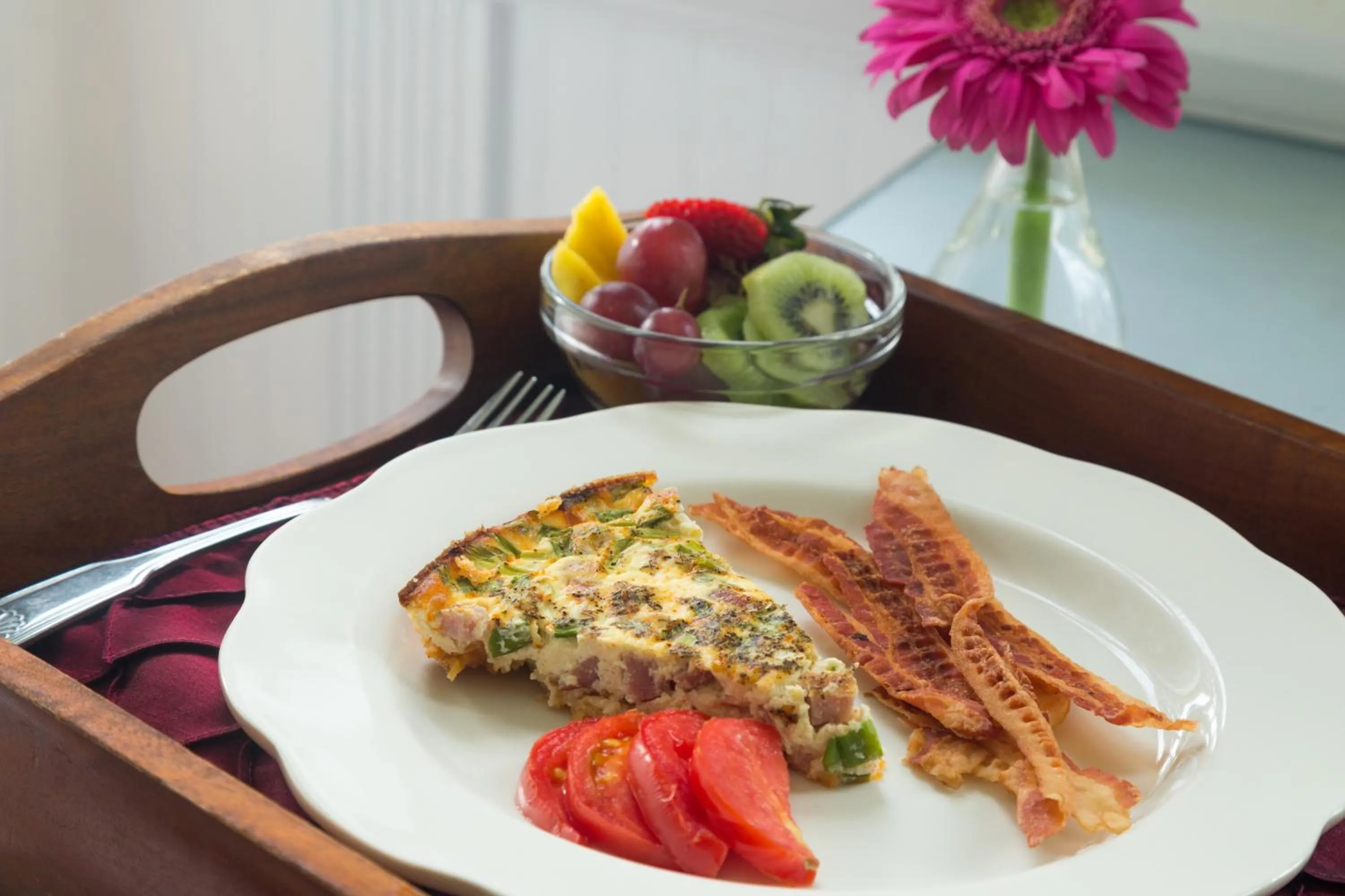 Food close-up in Bayfront Marin House