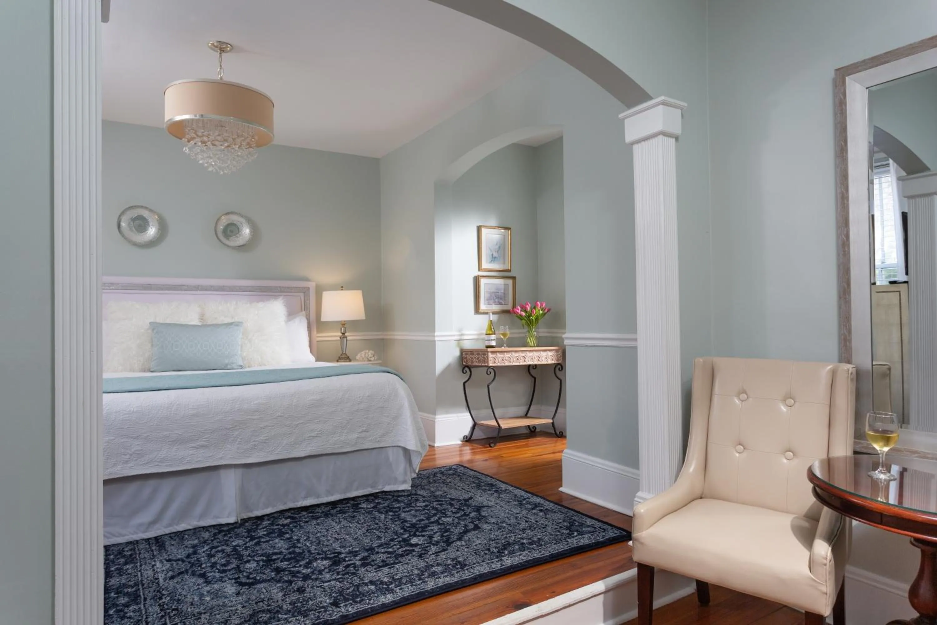 Bed in Bayfront Marin House