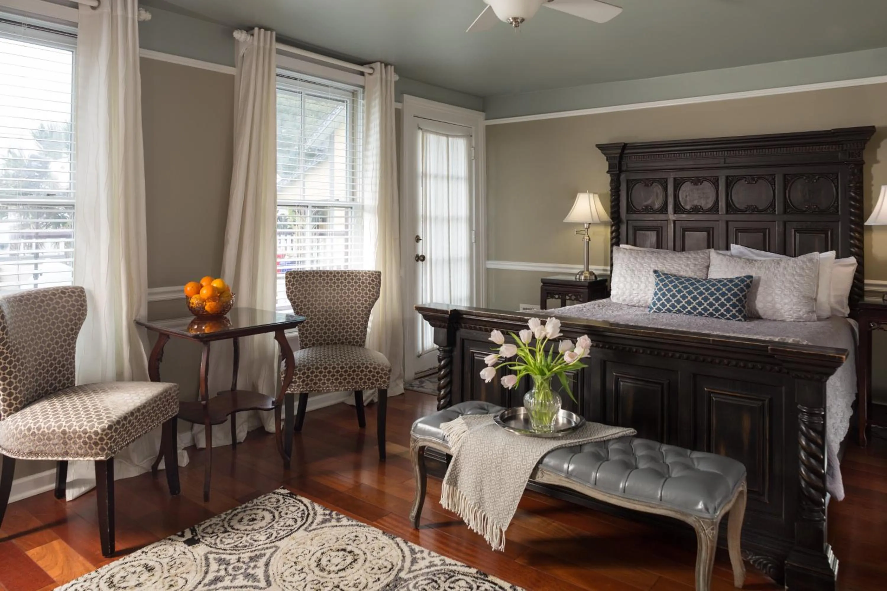 Bedroom, Bed in Bayfront Marin House