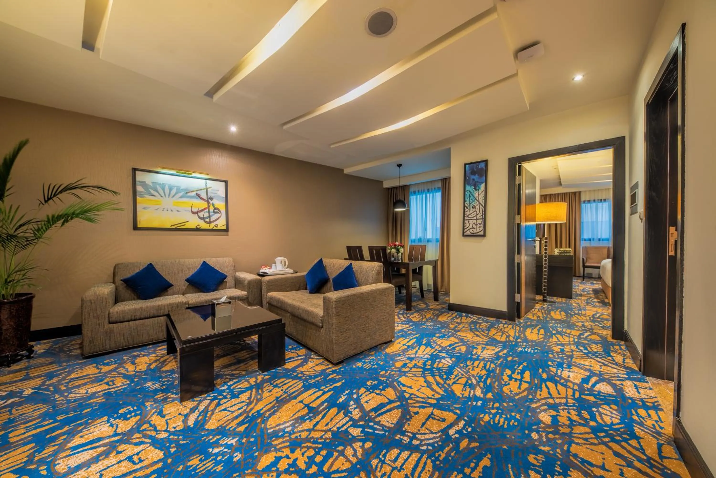 Living room in Al Ghufran Safwah Hotel Makkah