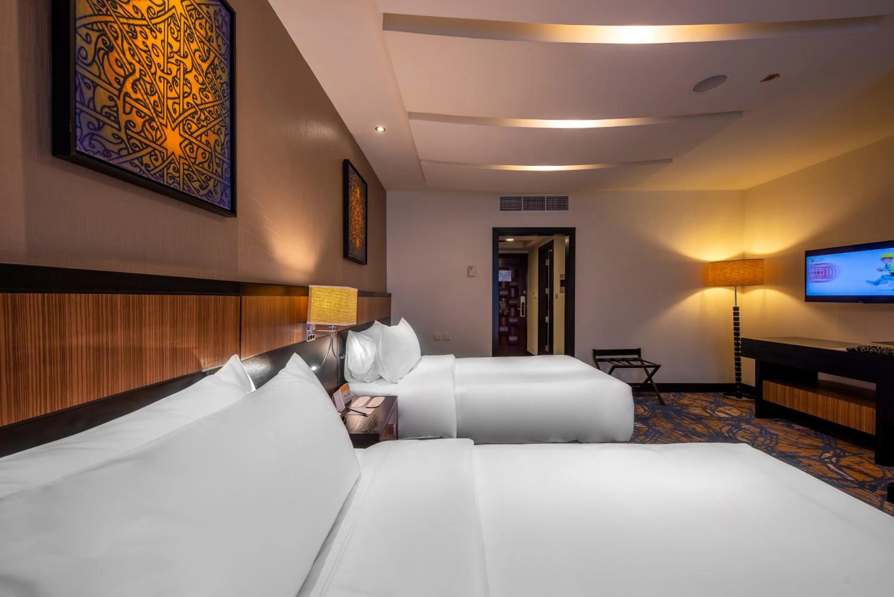 Bed in Al Ghufran Safwah Hotel Makkah