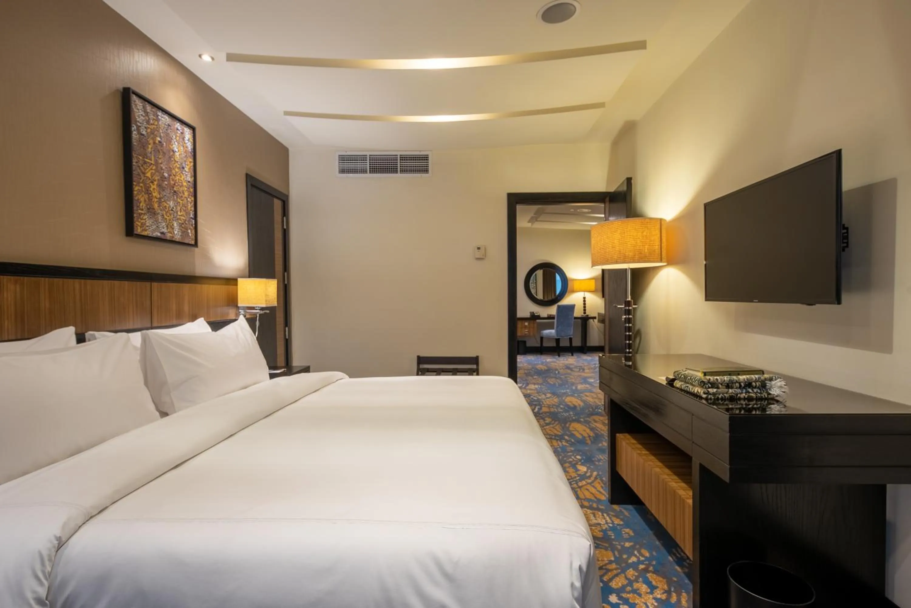 Bed in Al Ghufran Safwah Hotel Makkah