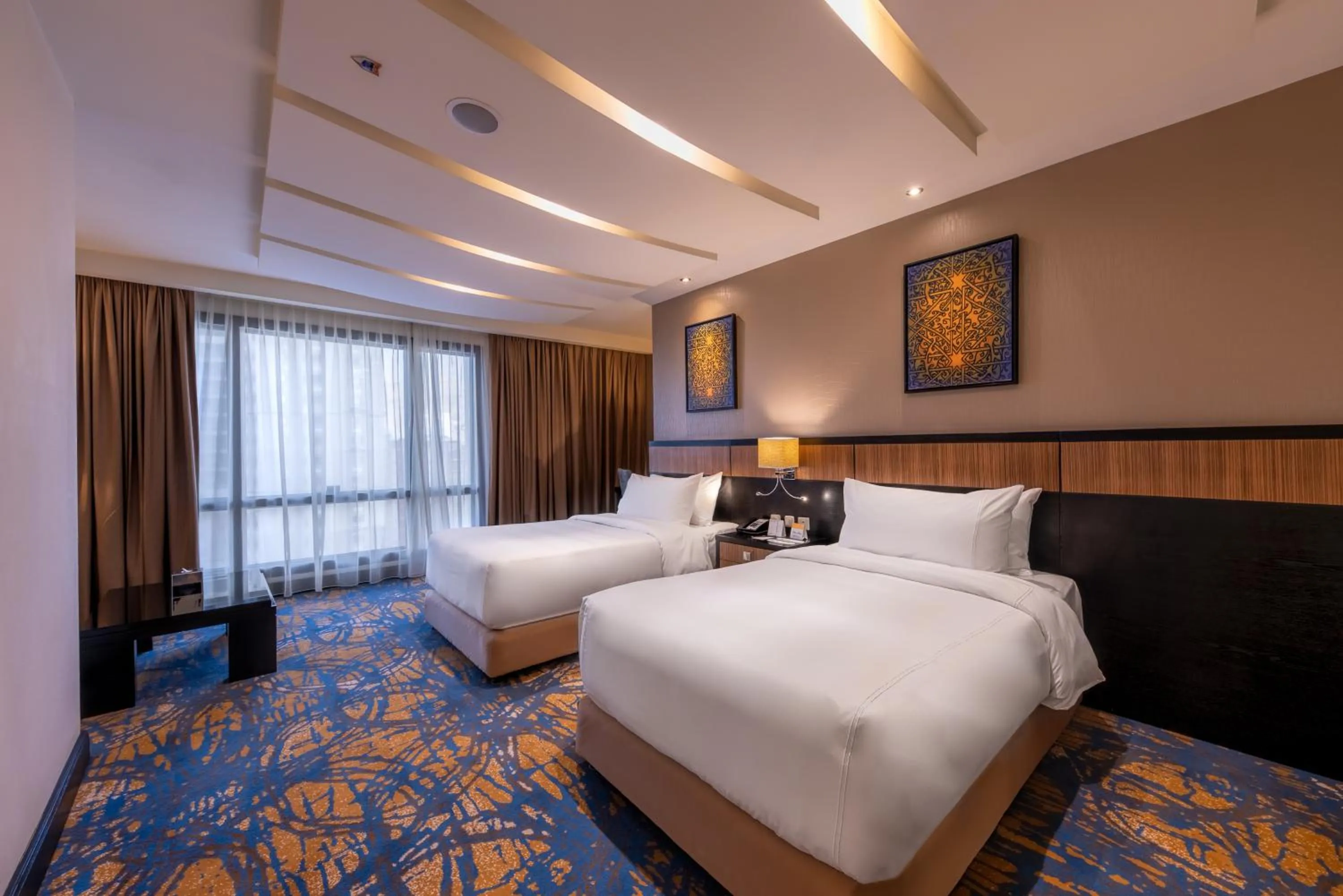 Bed in Al Ghufran Safwah Hotel Makkah